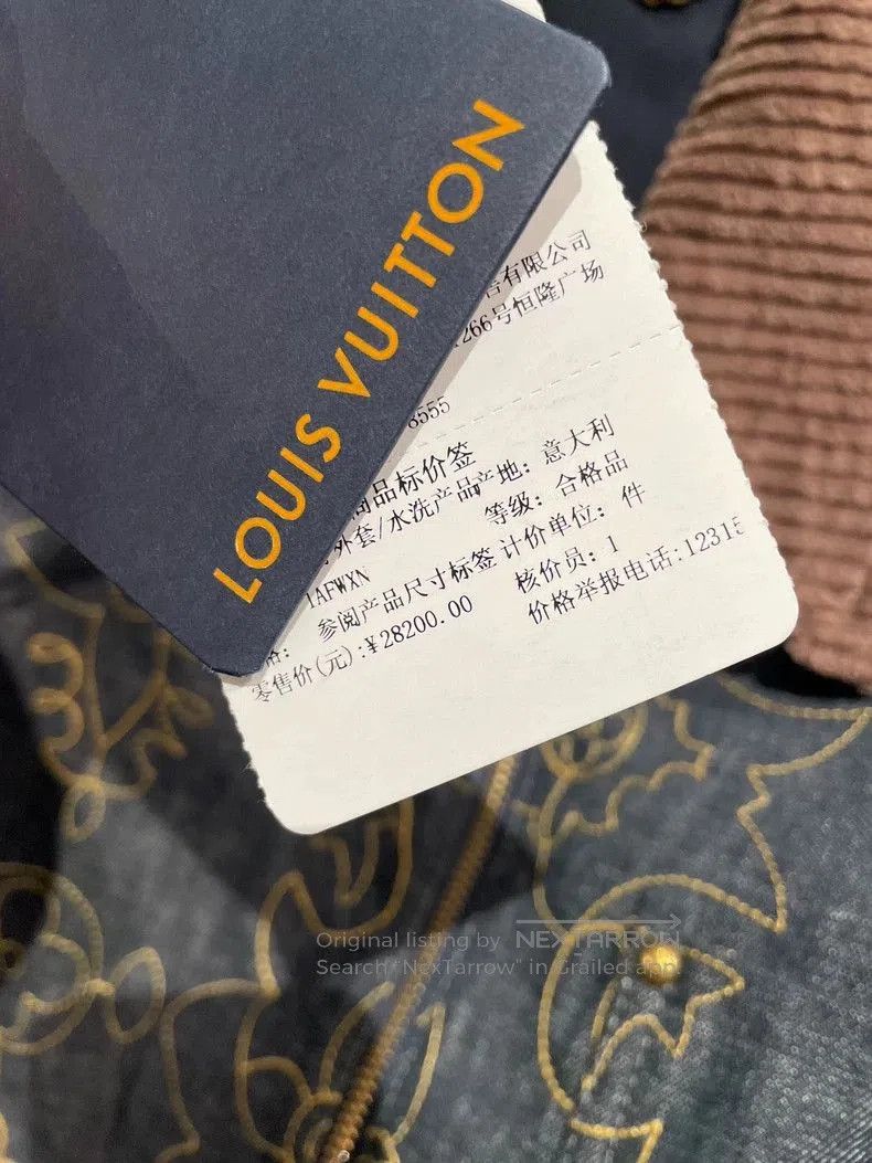 Louis Vuitton LV x Timberland Embroidered Denim Jacket. Size US L / EU 52-54 / 3 - 4 Thumbnail