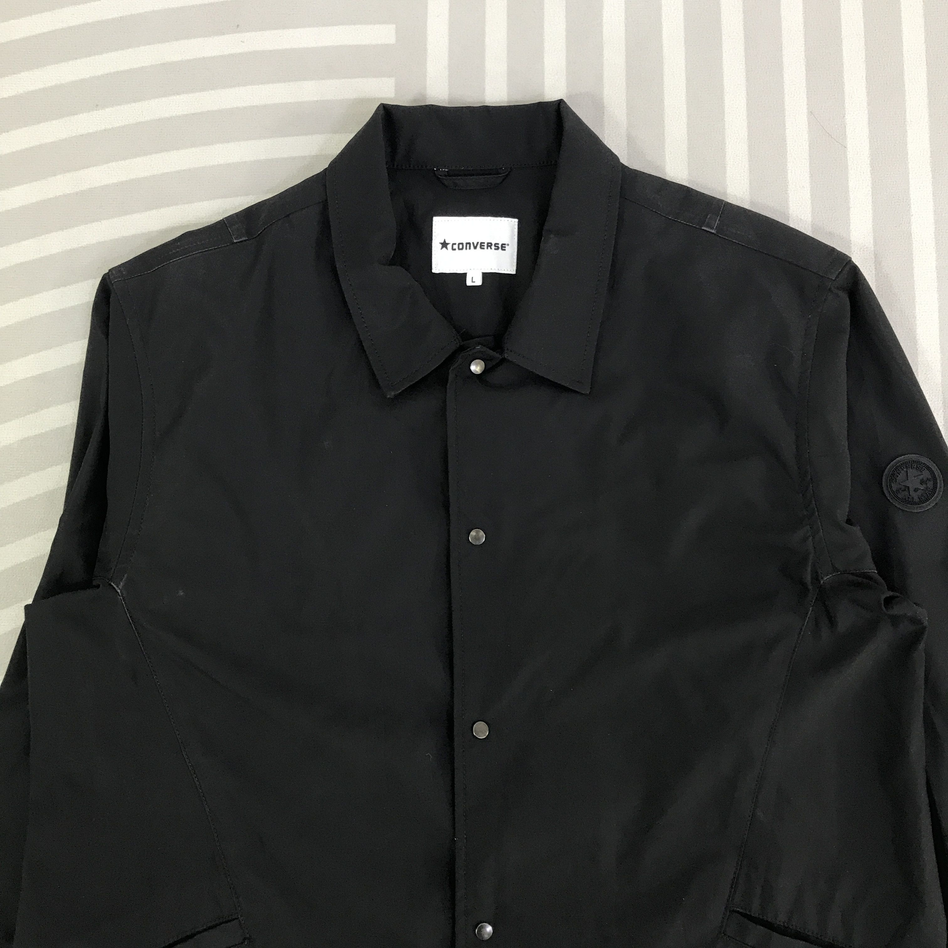 Converse Vintage Converse Snap button Jacket K115B10 Size US L / EU 52-54 / 3 - 2 Thumbnail