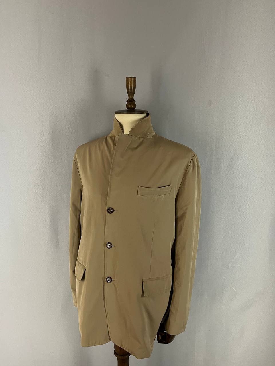 Moncler Moncler Arsenal Trench Jacket Beige Size US XL / EU 56 / 4 - 1 Thumbnail