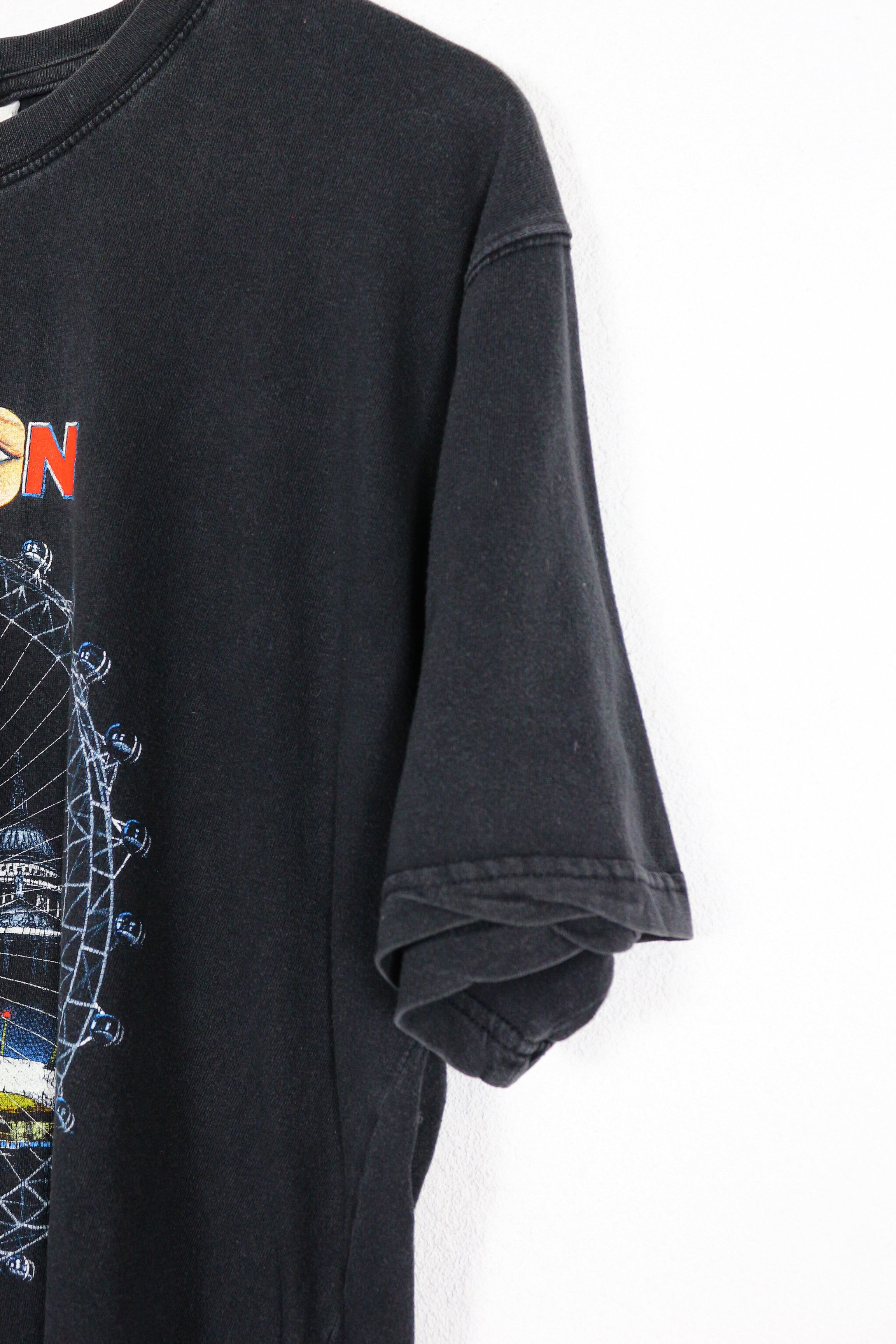 Bleach × Vintage Vintage London Eye Zip IT Graphic Tee T-shirt 90s Bleach Size US XL / EU 56 / 4 - 3 Thumbnail