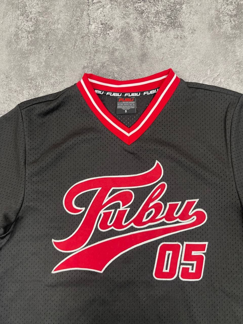 Fubu FUBU Men Mesh Jersey Black Red 05 Y2K 2000s Size S Size US S / EU 44-46 / 1 - 2 Thumbnail