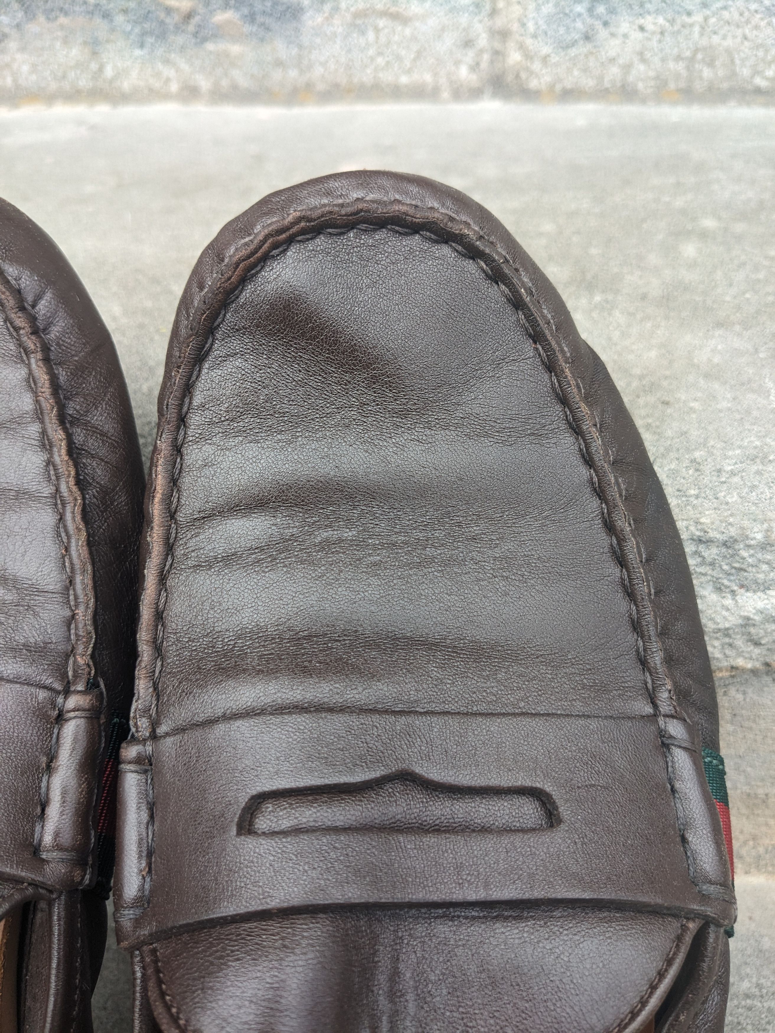 Designer × Gucci Gucci Mens Nappa Moorea Pesante Driving Loafers Size 9 Size US 9 / EU 42 - 4 Thumbnail