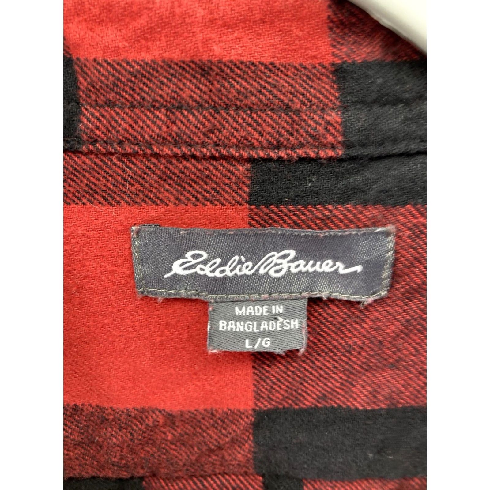 Eddie Bauer Eddie Bauer Flannel Shirt Men L Red Buffalo Plaid Button Long Sleeve Shirt Size US L / EU 52-54 / 3 - 6 Thumbnail