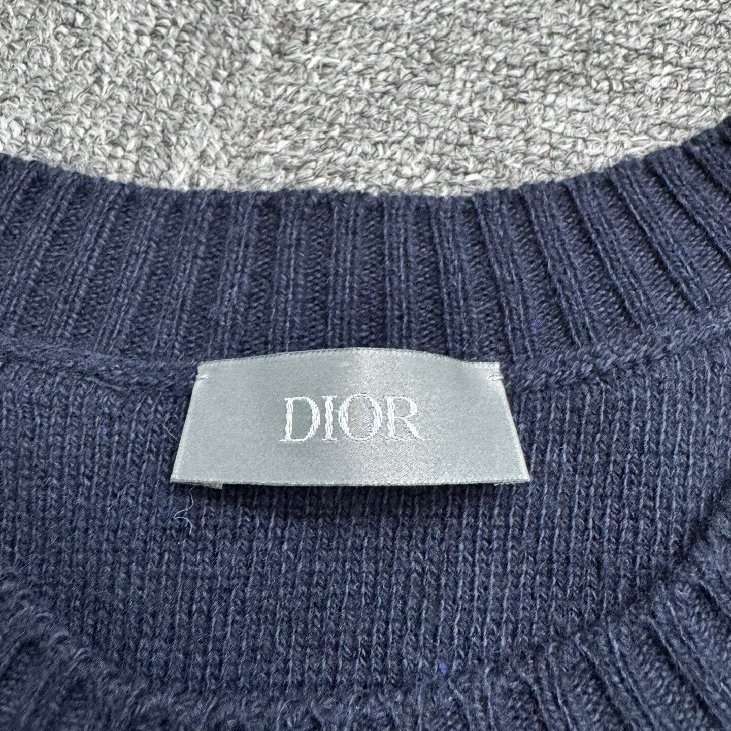 Dior dior aj cashmere sweater in navy blue. Size US XS / EU 42 / 0 - 3 Thumbnail