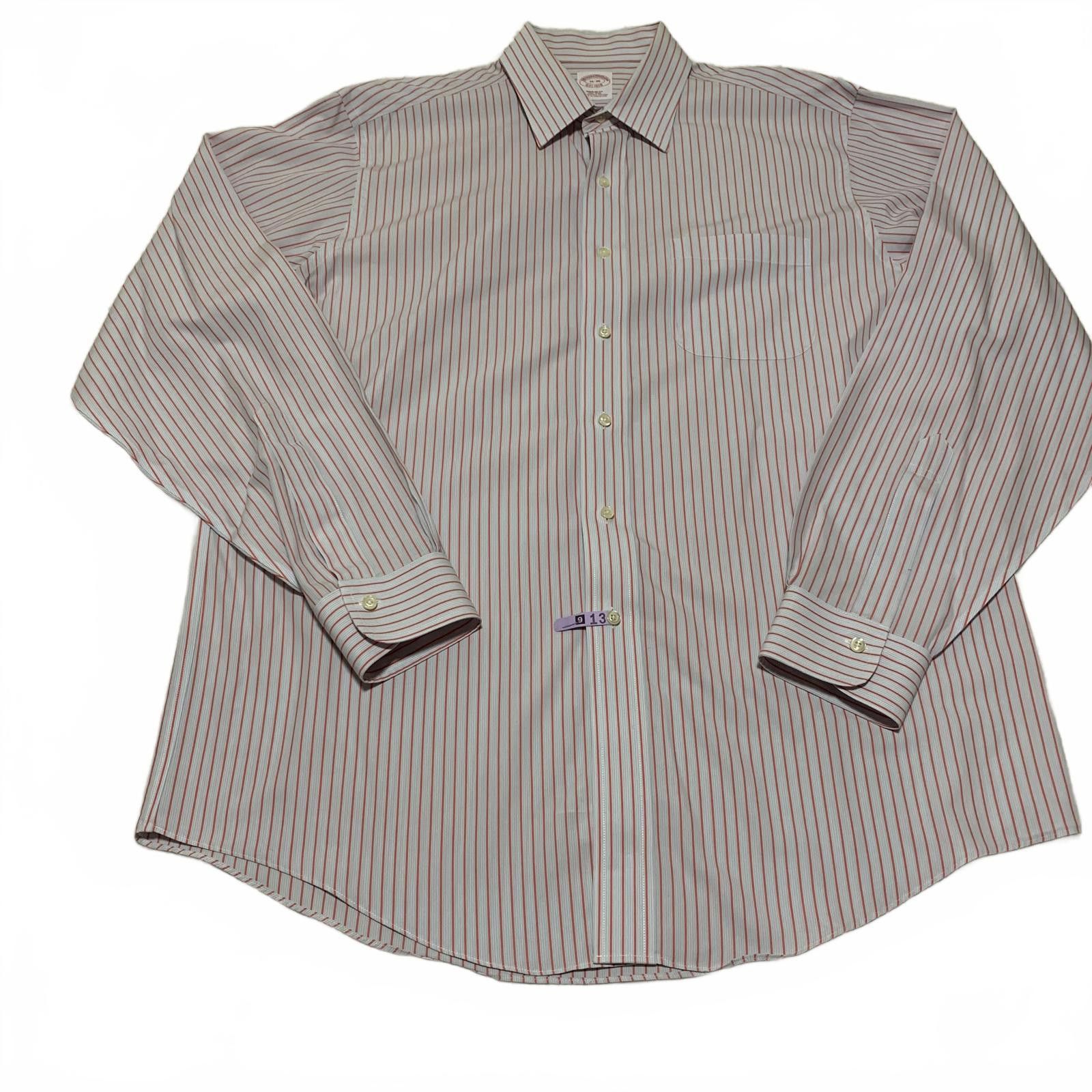 Brooks Brothers Brooks Brothers Men's 16-36 Dress Shirt Non-Iron Supima Size 42R - 1 Thumbnail