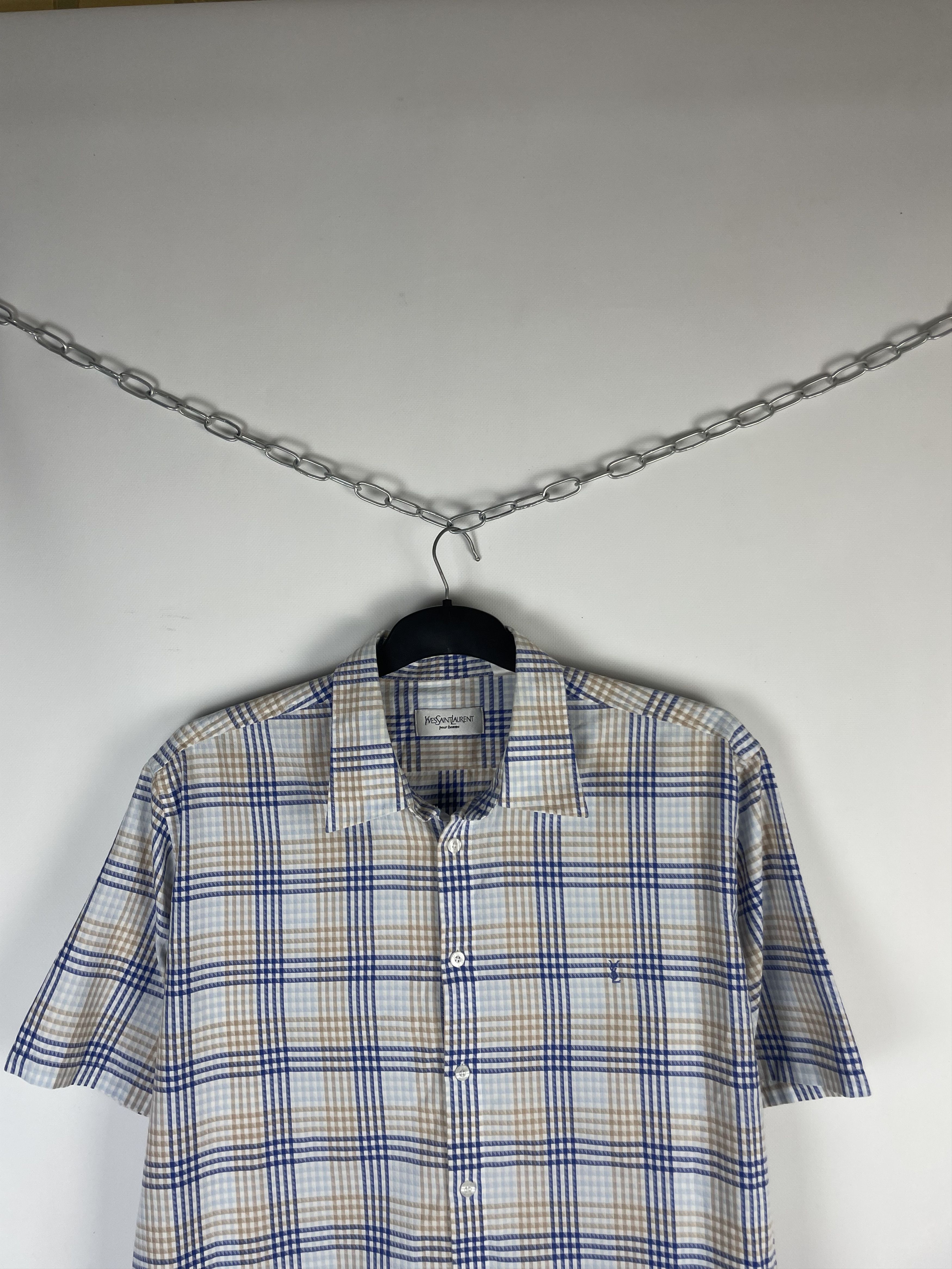 Vintage × Yves Saint Laurent Vintage Yves Saint Laurent Ysl Pour Homme Shirt Size US XL / EU 56 / 4 - 3 Thumbnail
