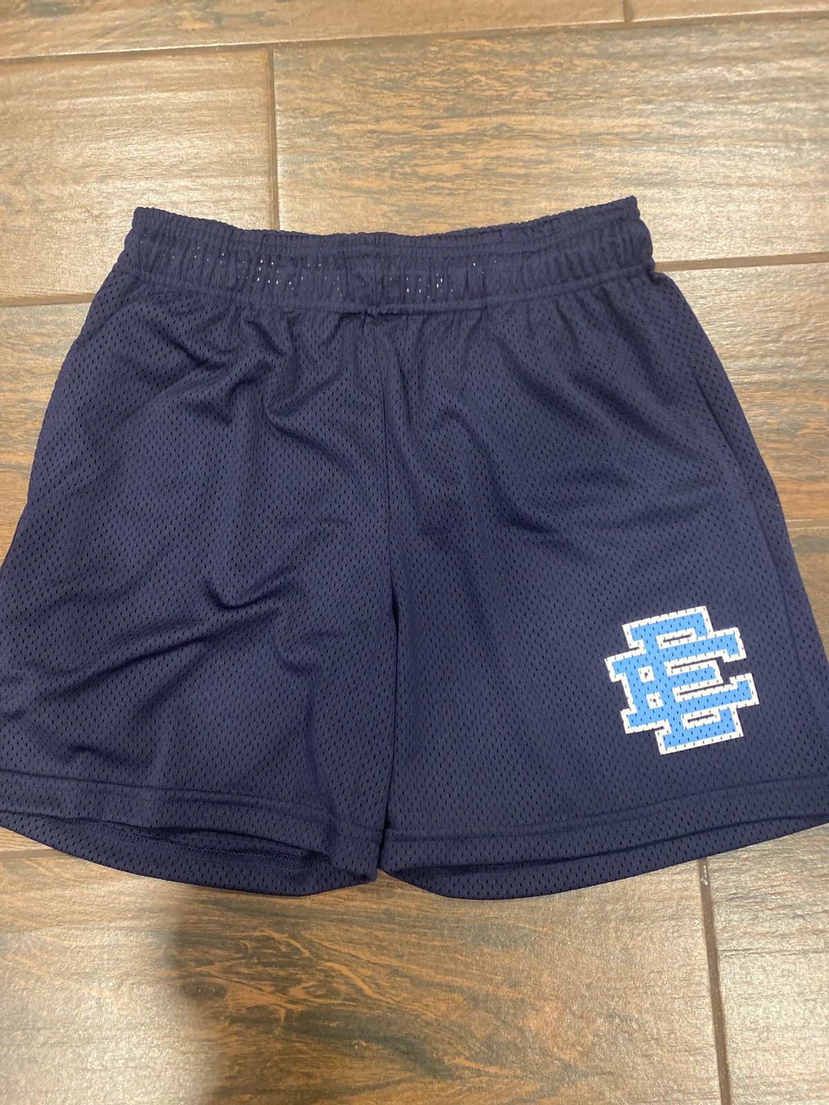 image of Eric Emanuel Carolina Blue Shorts in Navy, Men's (Size 34)