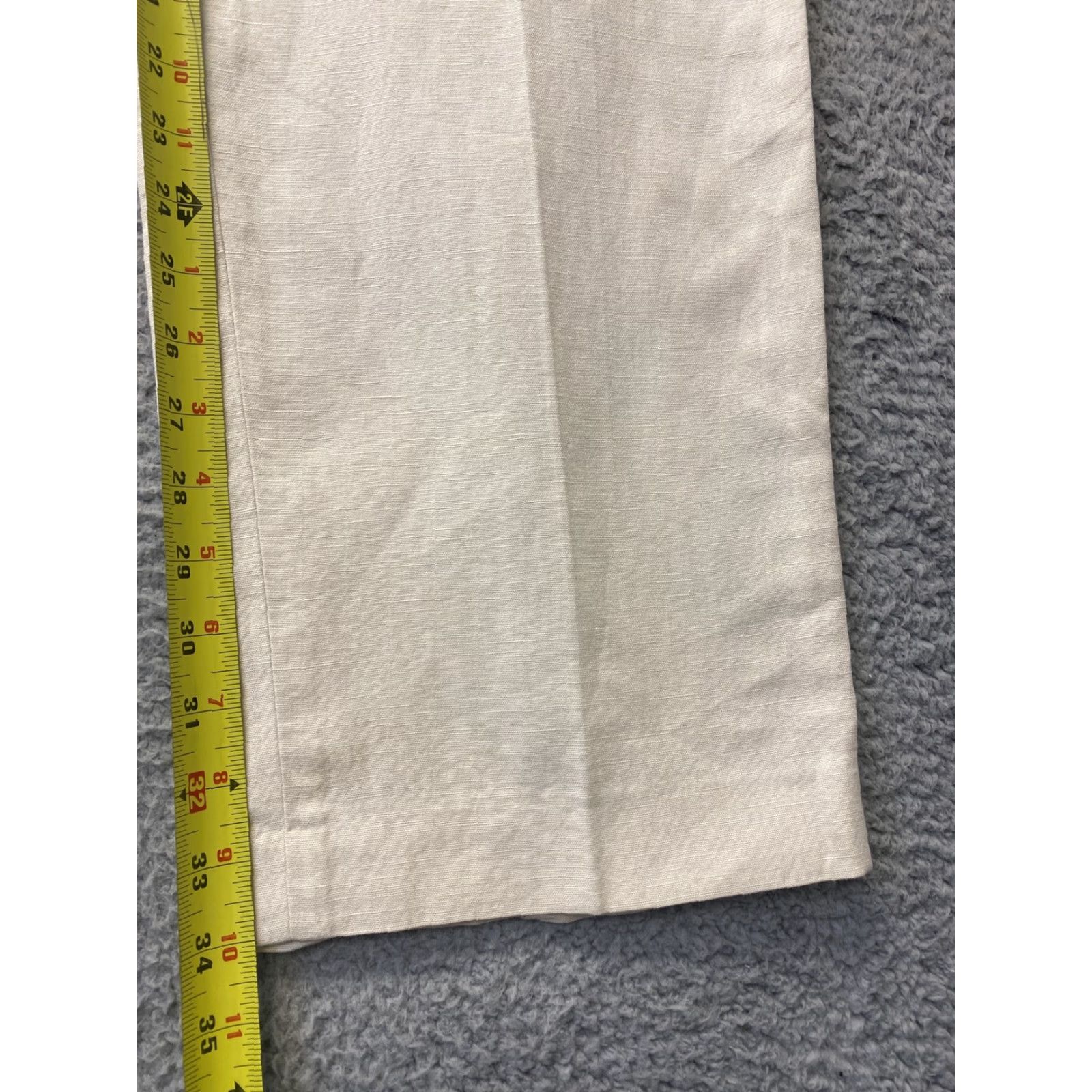 Banana Republic Banana Republic Pants Men's 36x34 Beige Flat Front Straight Casual Workwear Size US 36 / EU 52 - 4 Thumbnail