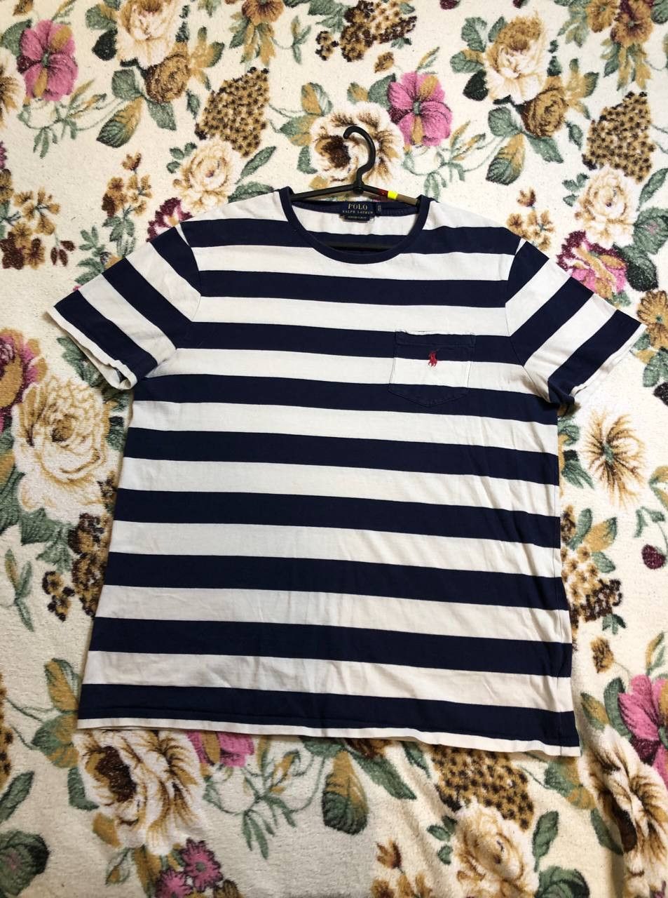 Polo Ralph Lauren Polo Ralph Lauren Classic Fit Striped Pocket Tee Size US L / EU 52-54 / 3 - 1 Thumbnail