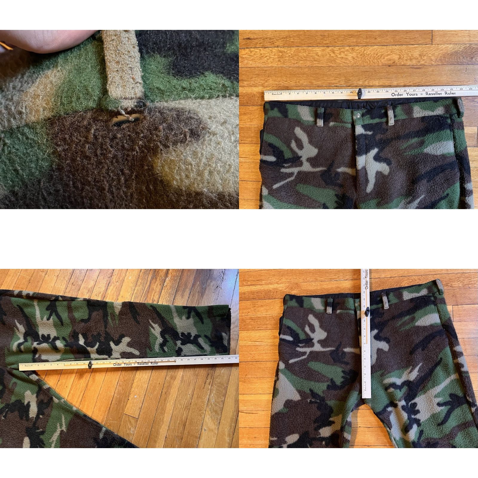 Vintage VINTAGE Cabela's Pants Camouflage Fleece Camo Hunting Men's 2XL Green Size US 39 - 8 Thumbnail