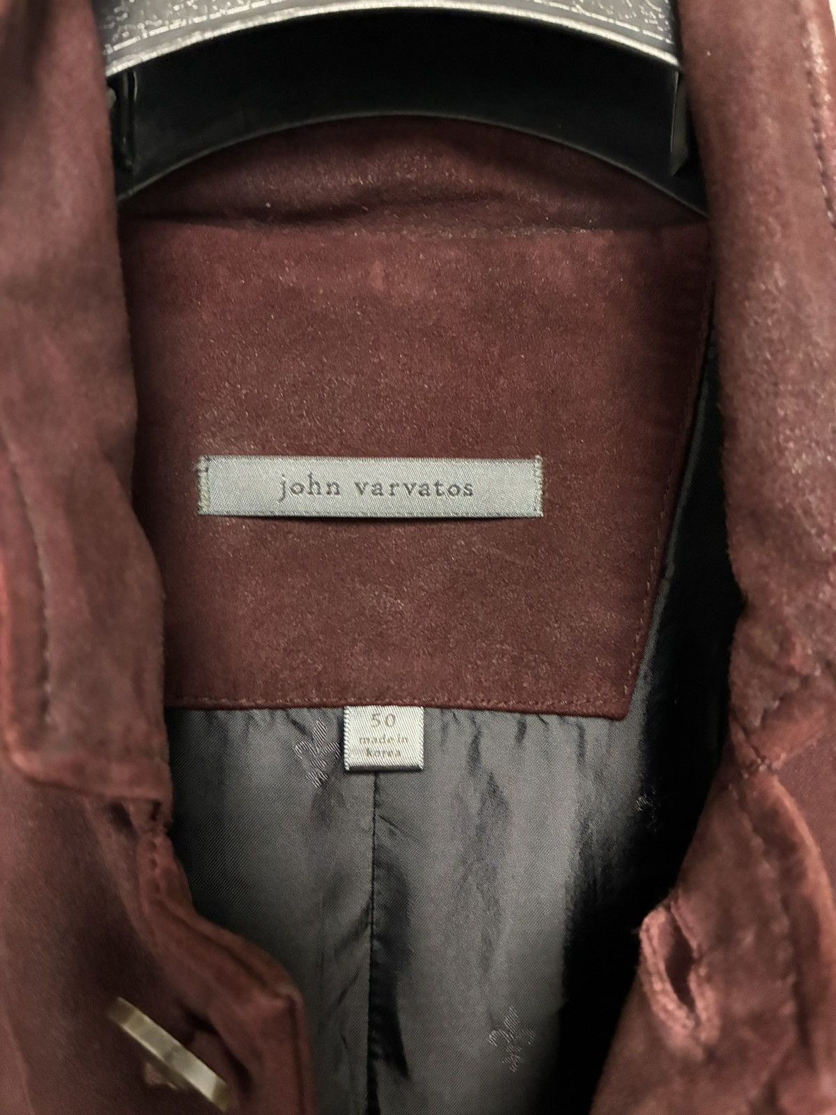 John Varvatos Woodward Multibutton Suede Jacket EU 50 USA 40 Size US M / EU 48-50 / 2 - 11 Thumbnail