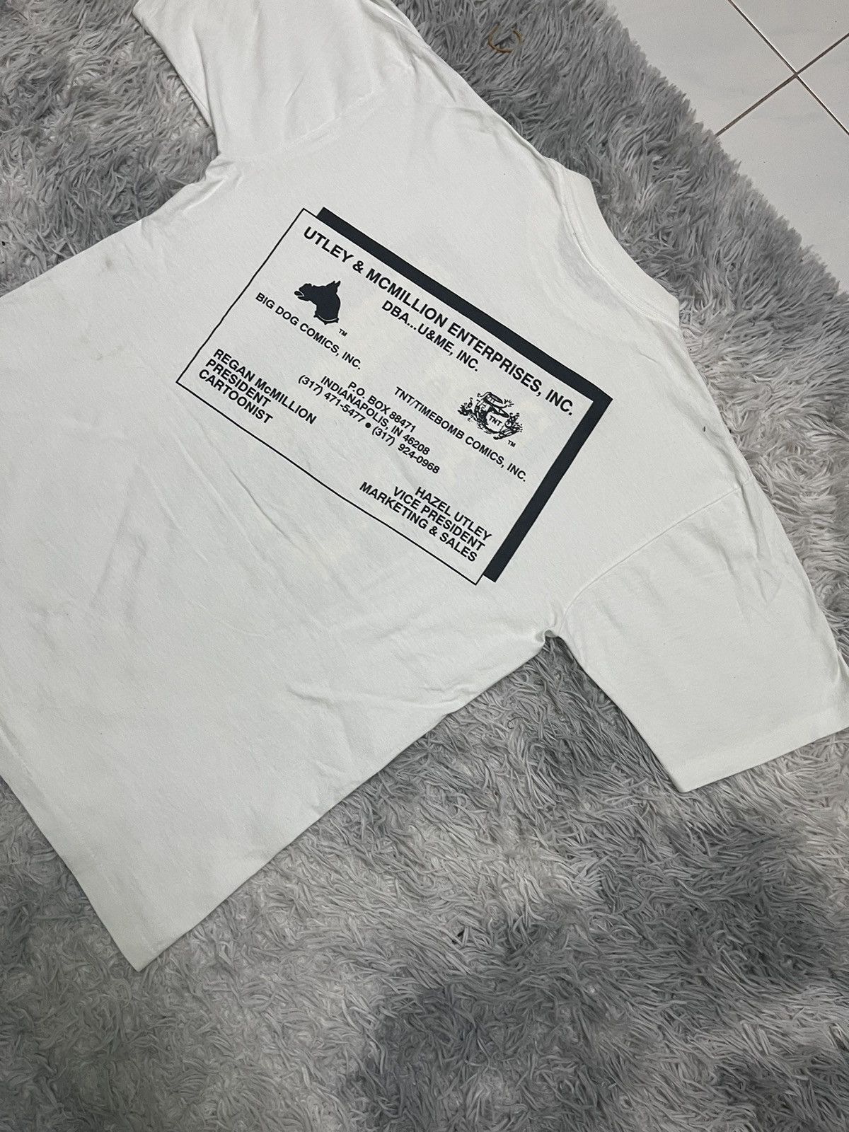 All Sport × Vintage VINTAGE 1995 MAN BLAACK BIG DOG COMICS SUPERHERO TEES Size US L / EU 52-54 / 3 - 13 Thumbnail
