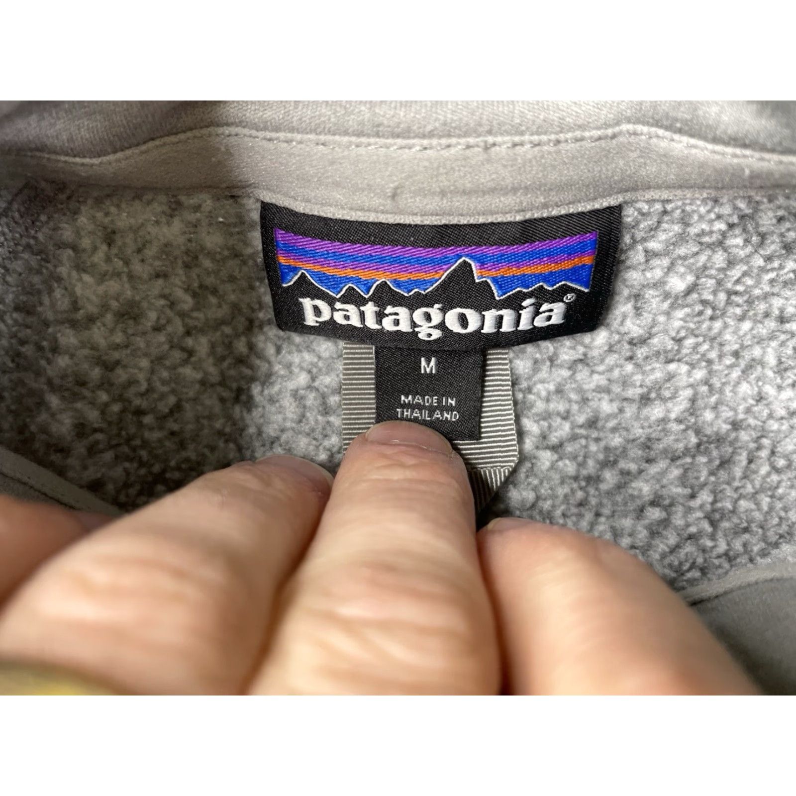 Patagonia Patagonia Sweater Womens Medium Long Sleeve 1/4 Zip Fleece Birch Gray Size M / US 6-8 / IT 42-44 - 4 Thumbnail