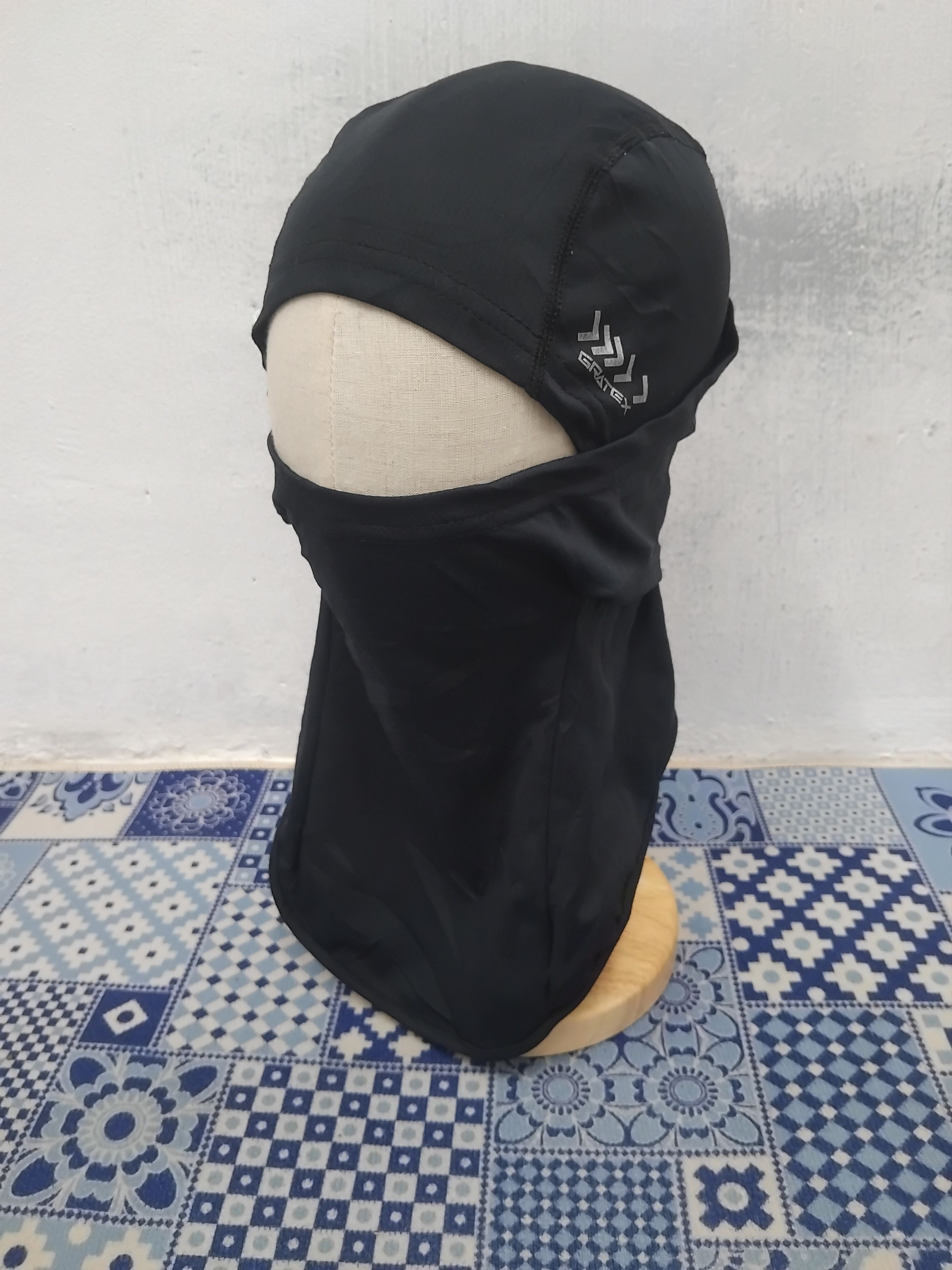 Japanese Brand Gratex black colour balaclava Size ONE SIZE - 1 Thumbnail