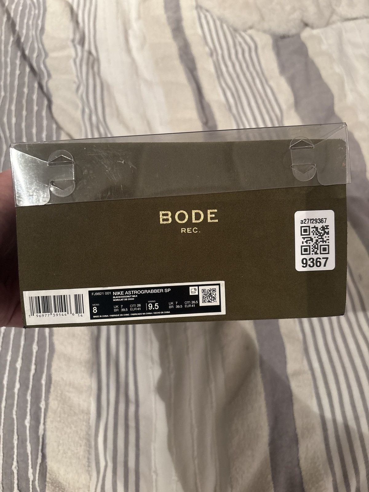 Bode × Nike Bode x Nike Astro Grabber Black & Coconut Milk Size US 8 / EU 41 - 3 Thumbnail