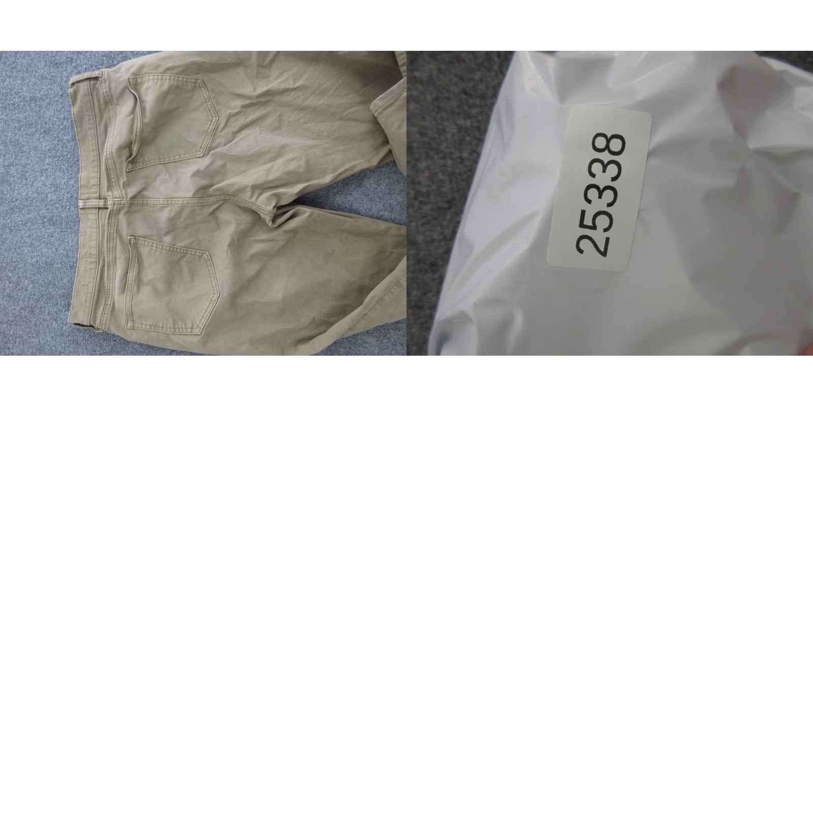 Flint And Tinder Flint and Tinder Pants Mens 33x30 Beige Straight Fit Stretch Khakis Casual Size US 33 - 9 Thumbnail