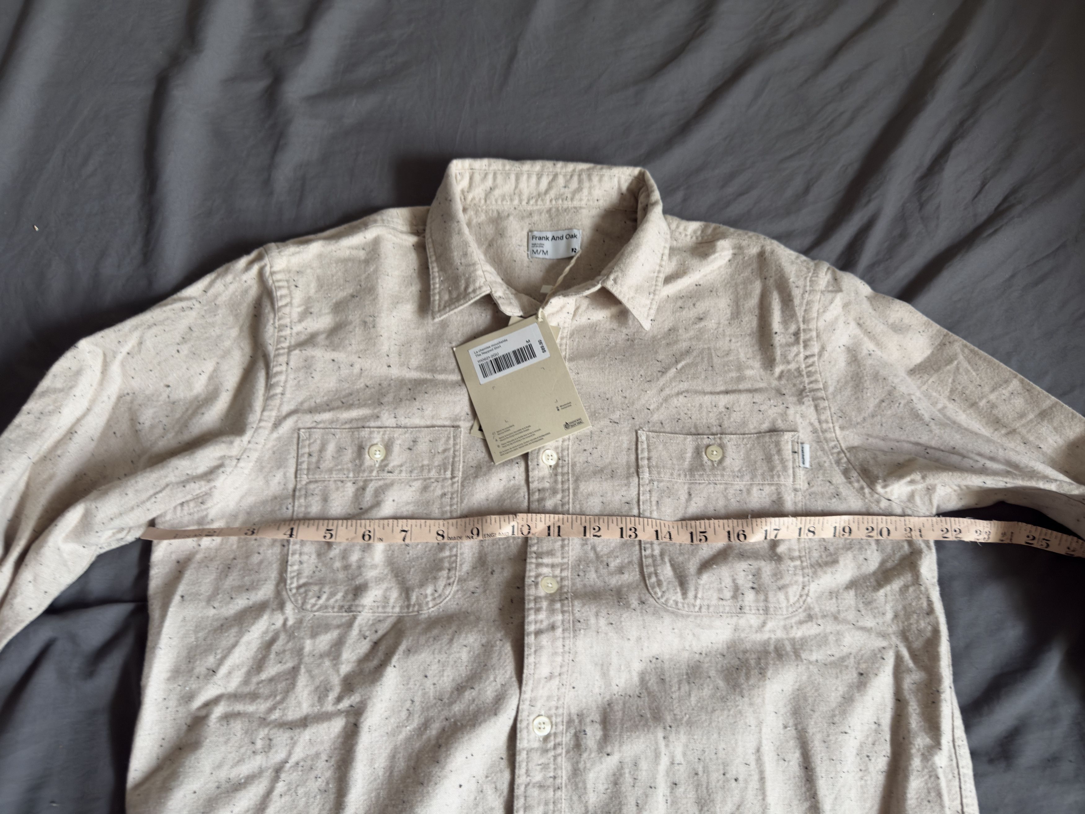 Frank & Oak Frank & Oak Donegal The Nepped Shirt medium $89.50 Size US M / EU 48-50 / 2 - 3 Thumbnail