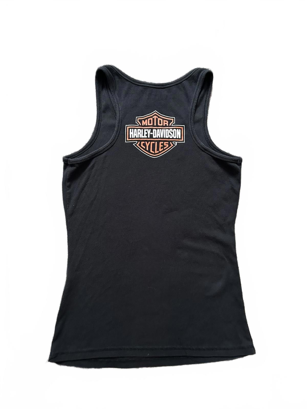 Harley Davidson Harley-Davidson Women's Black Racerback Tank Top Size ONE SIZE - 3 Thumbnail