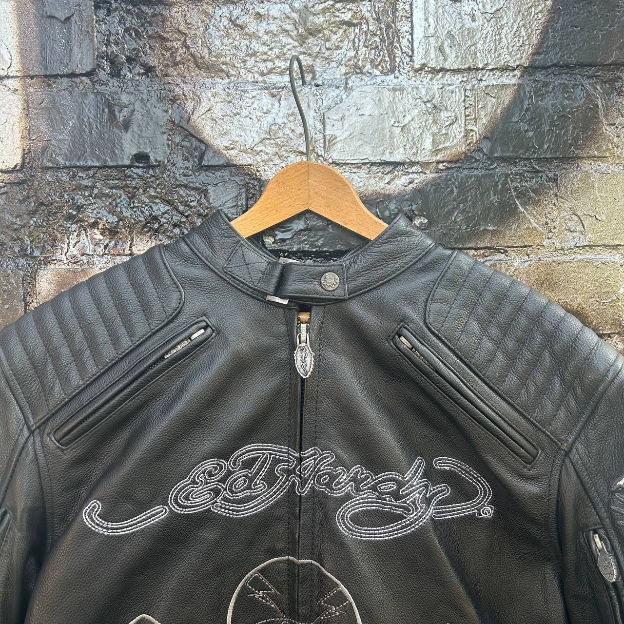 Christian Audigier Ed Hardy vintage motocykle bike jacket Size US M / EU 48-50 / 2 - 3 Thumbnail