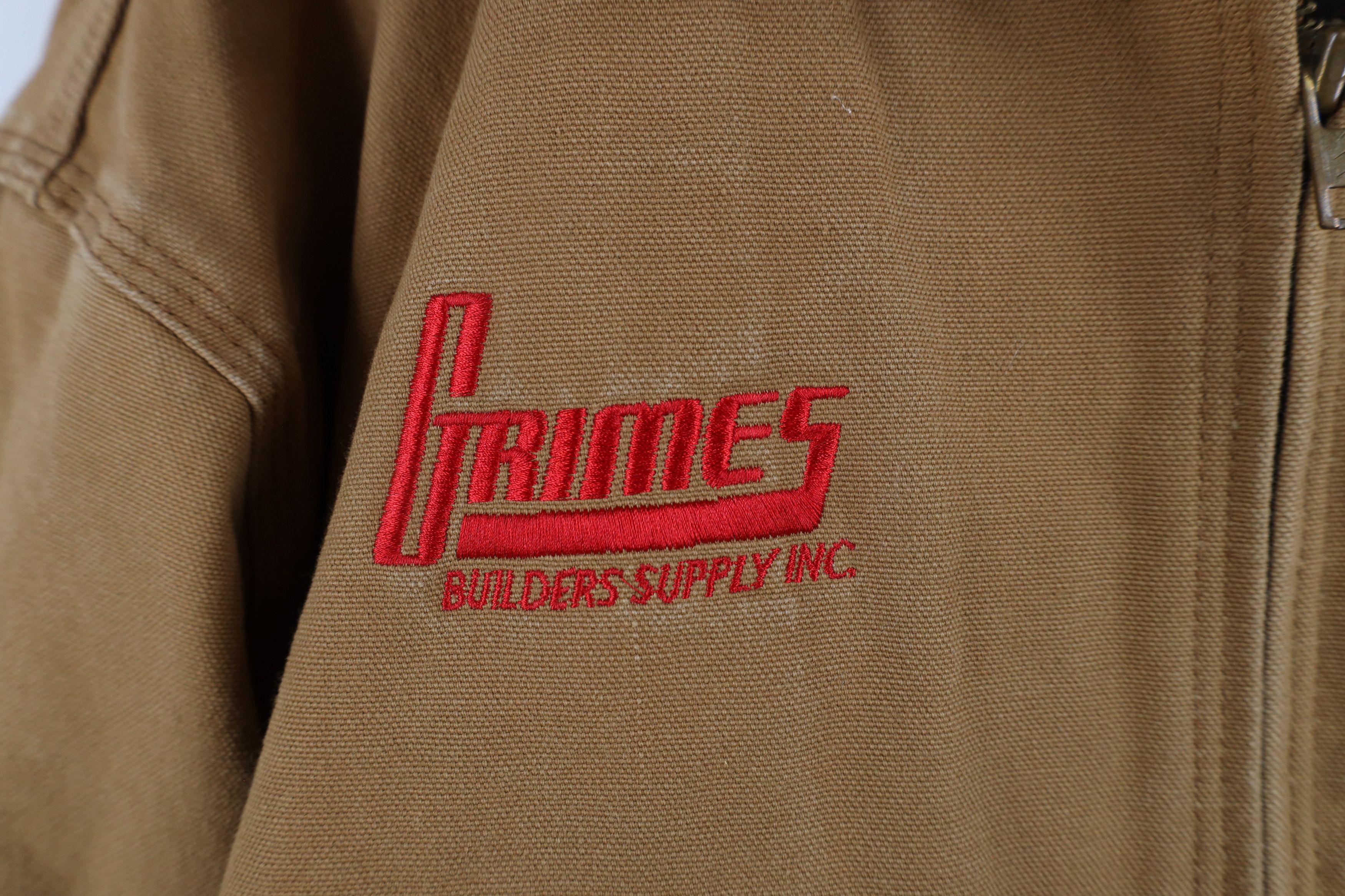 Dickies × Vintage Vintage 90s Dickies Blanket Lined Detroit Jacket Duck Brown Size US XXL / EU 58 / 5 - 4 Thumbnail