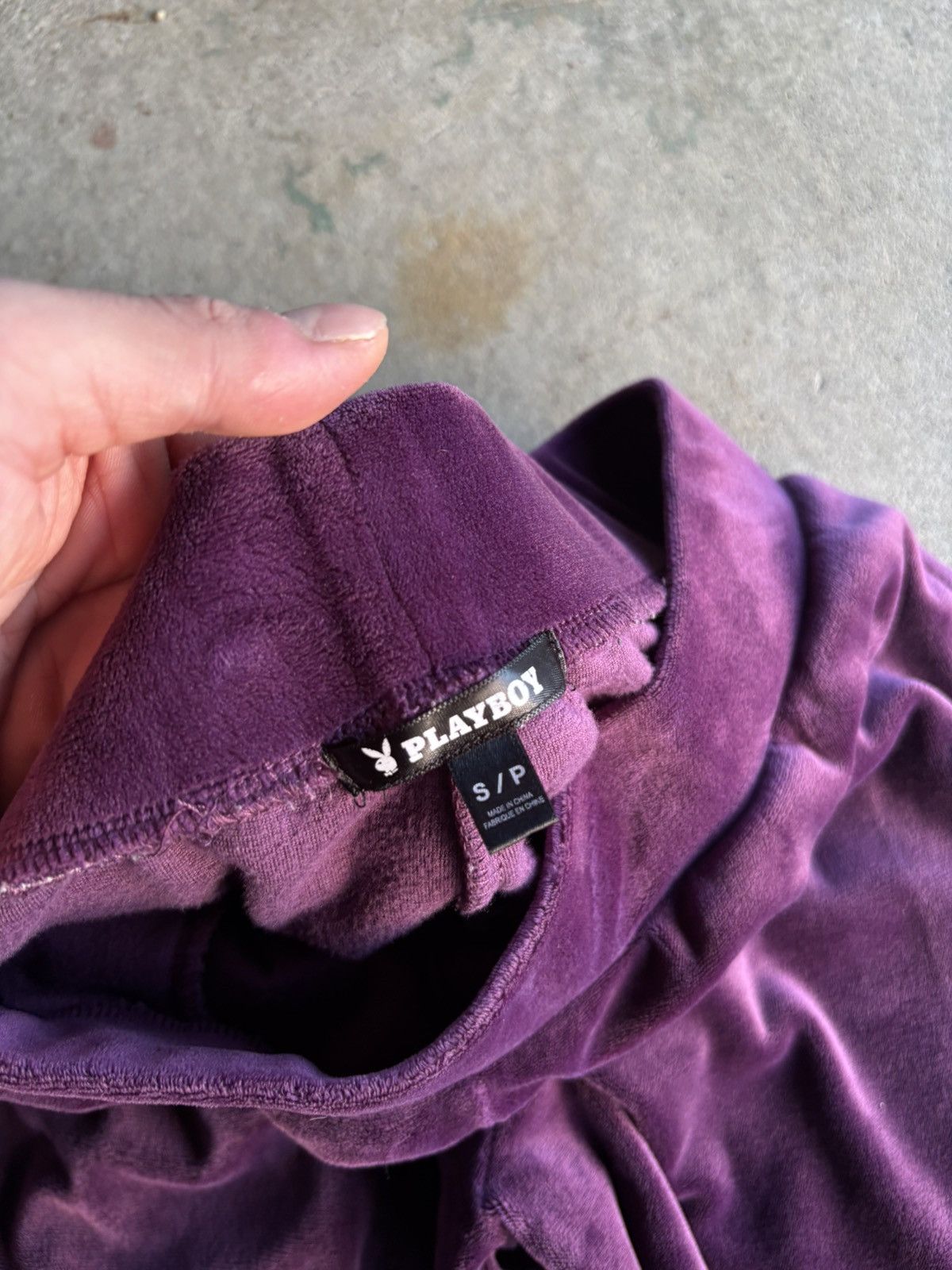 Playboy Crazy Playboy Velvet Womens Baggy Lounge Pants Size 28" / US 6 / IT 42 - 6 Thumbnail