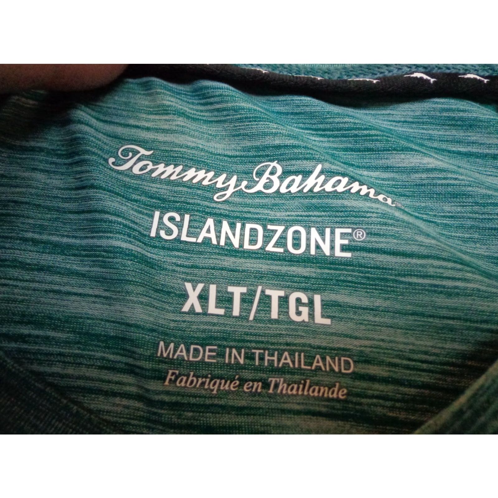 Tommy Bahama Tommy Bahama Island Zone Green T Shirt XLT Tall Men SS Crew Neck Polyester Spandex Beach Vintage: No (adjusted for best practice) Size US XL / EU 56 / 4 - 3 Thumbnail