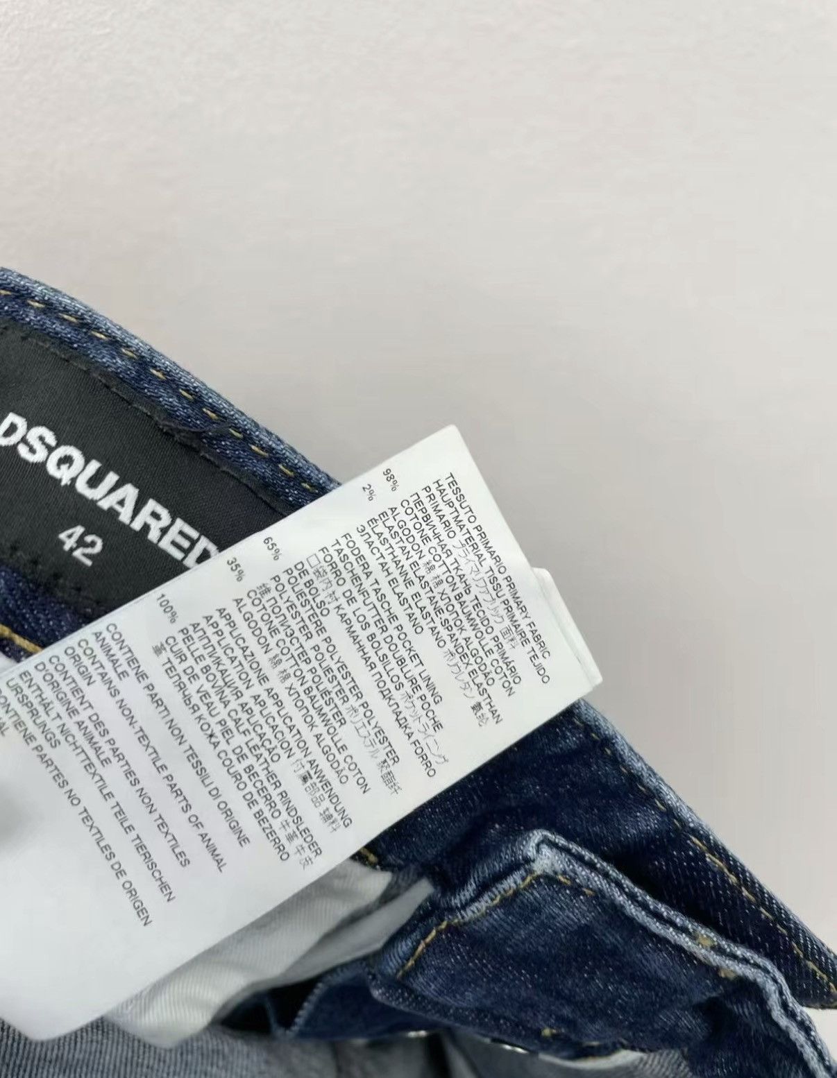 Dsquared2 DSQUARED2 (D2) Stretch Washed Skinny Jeans J30 Size US 28 / EU 44 - 7 Thumbnail