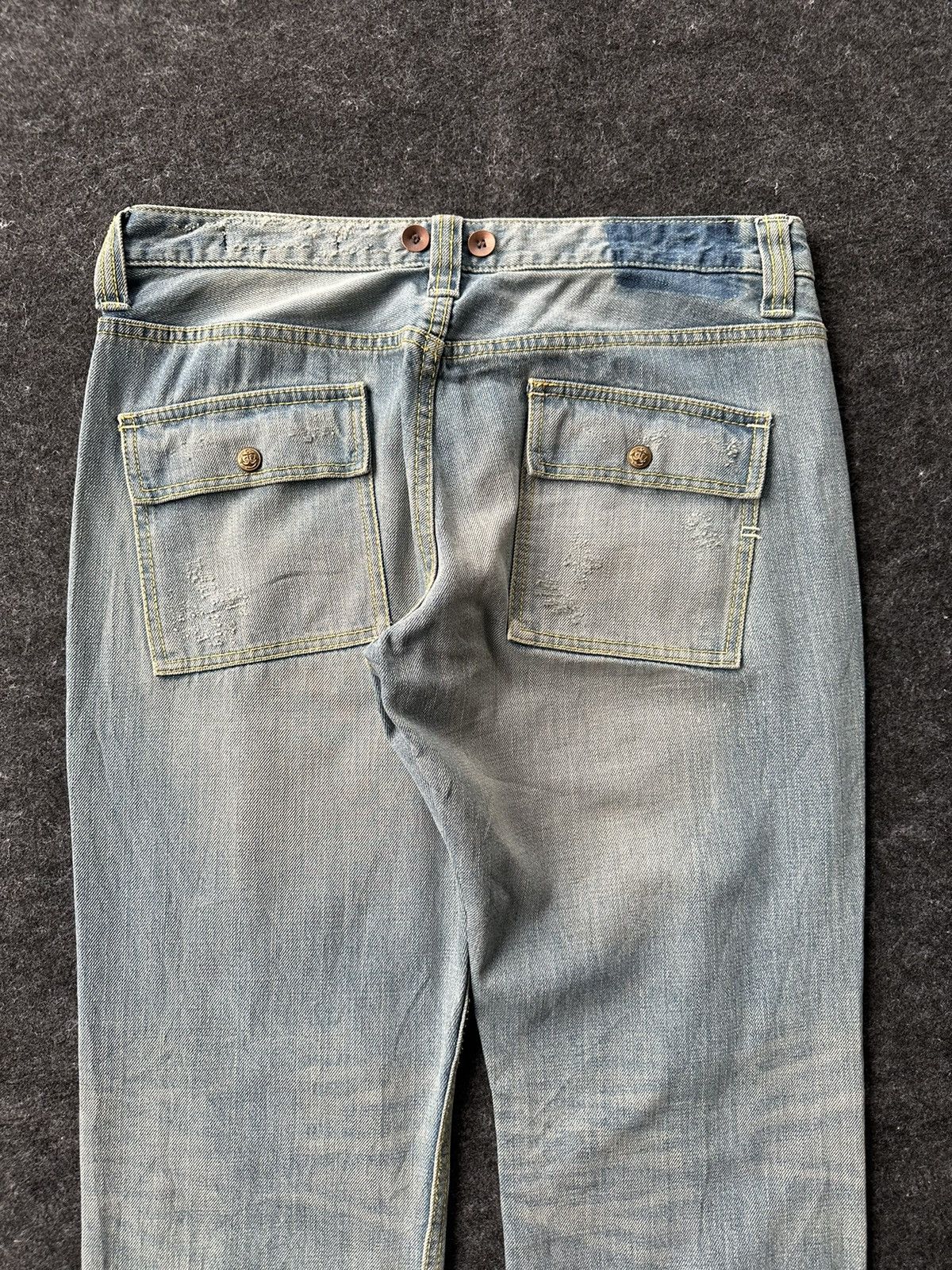 Hysteric Glamour BRP Bushpant Washed Distressed Vintage Denim D506 Size US 32 / EU 48 - 5 Thumbnail