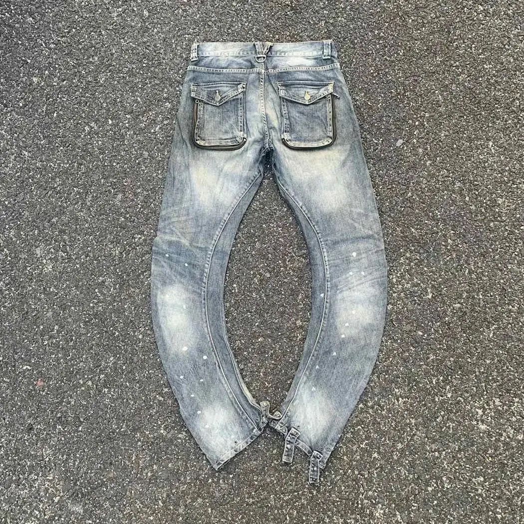 PPFM × The Smiths Vintage PPFM Jeans Curve/Banana Seditionaries Denim Pants Size US 32 / EU 48 - 12 Thumbnail