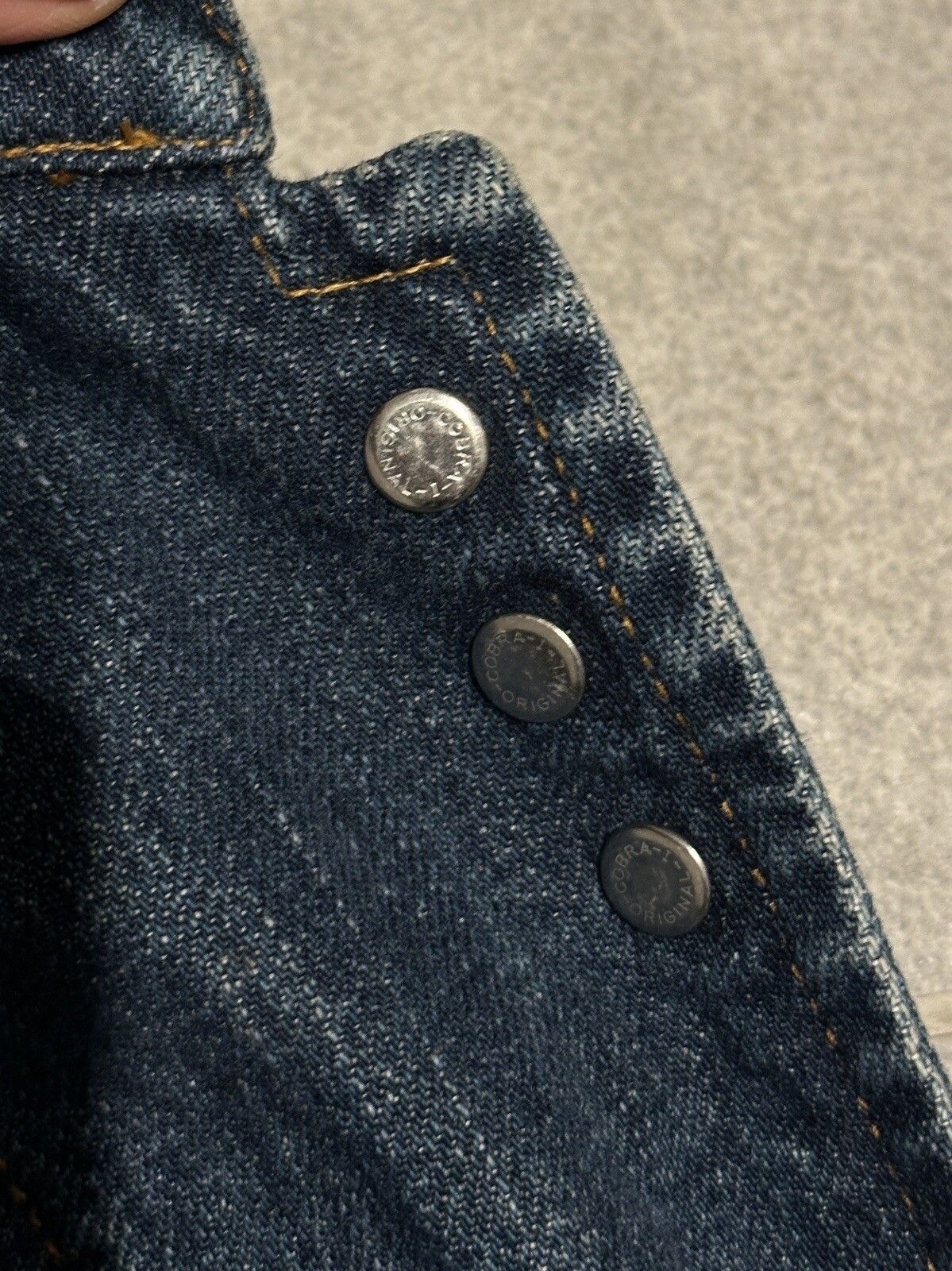 Vintage Vintage Corleone Denim Fitted Jacket Y2K 2000`s Swag Size M / US 6-8 / IT 42-44 - 12 Thumbnail
