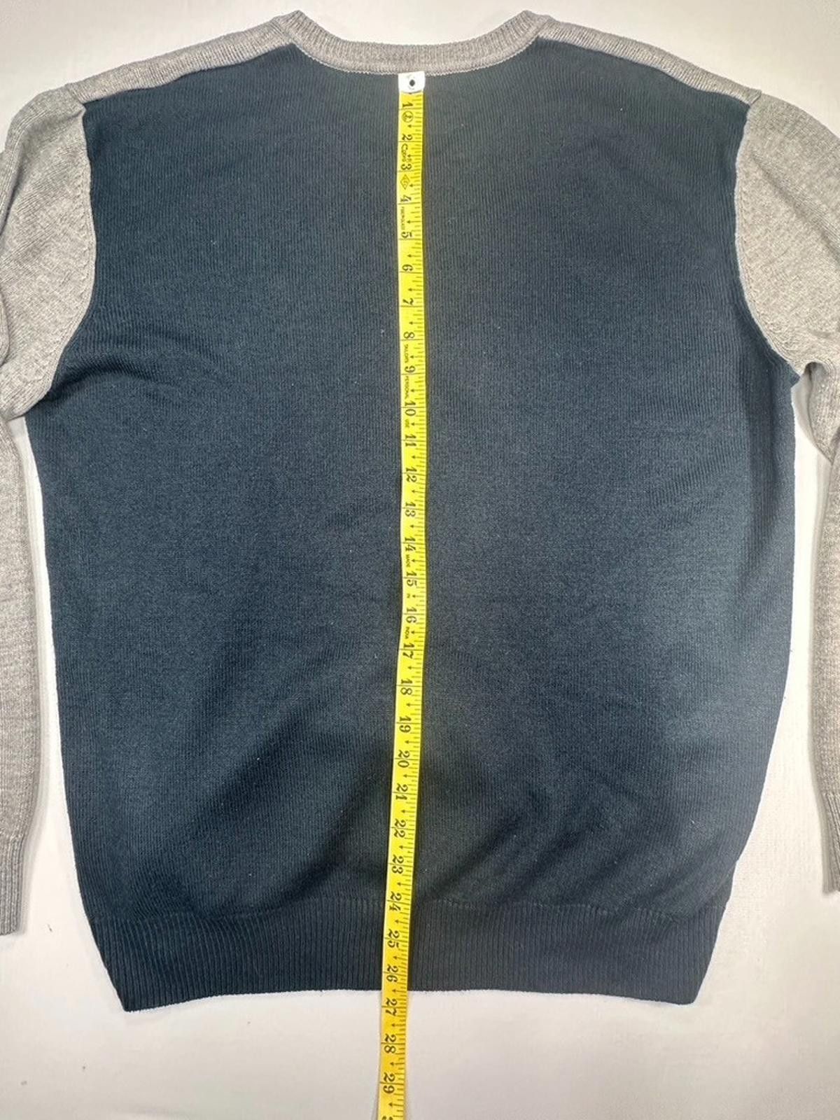 Pierre Cardin Pierre Cardin Argyle Pullover Sweater Gray/Blue Men's Large Size US L / EU 52-54 / 3 - 3 Thumbnail