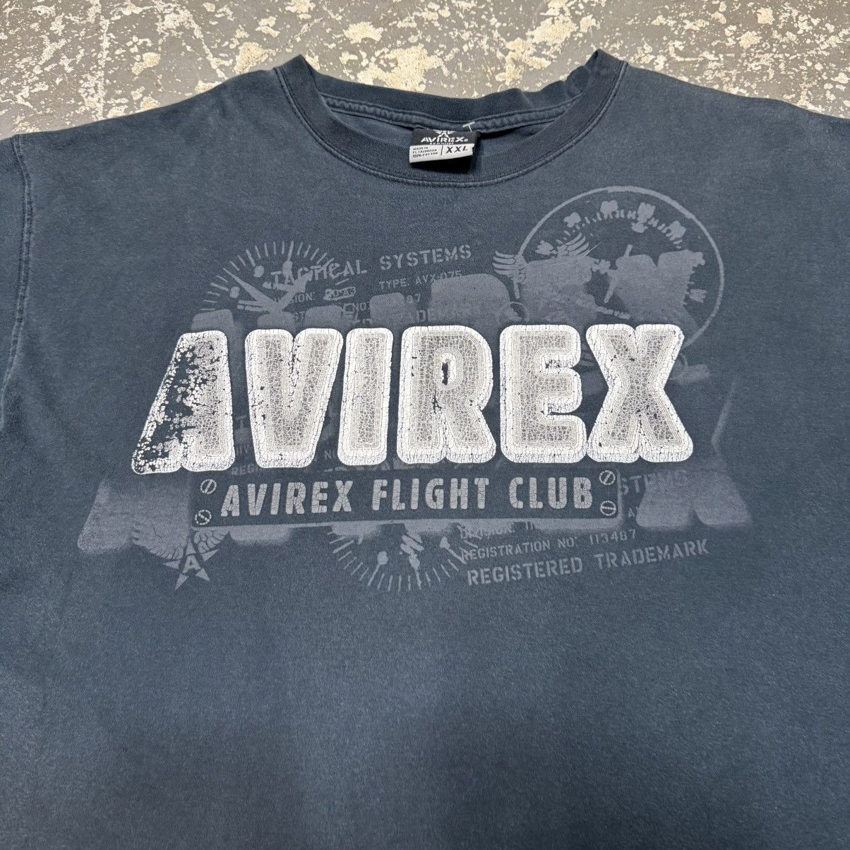 Avirex Vintage Avirex Black Graphic Tshirt Size US XXL / EU 58 / 5 - 7 Thumbnail