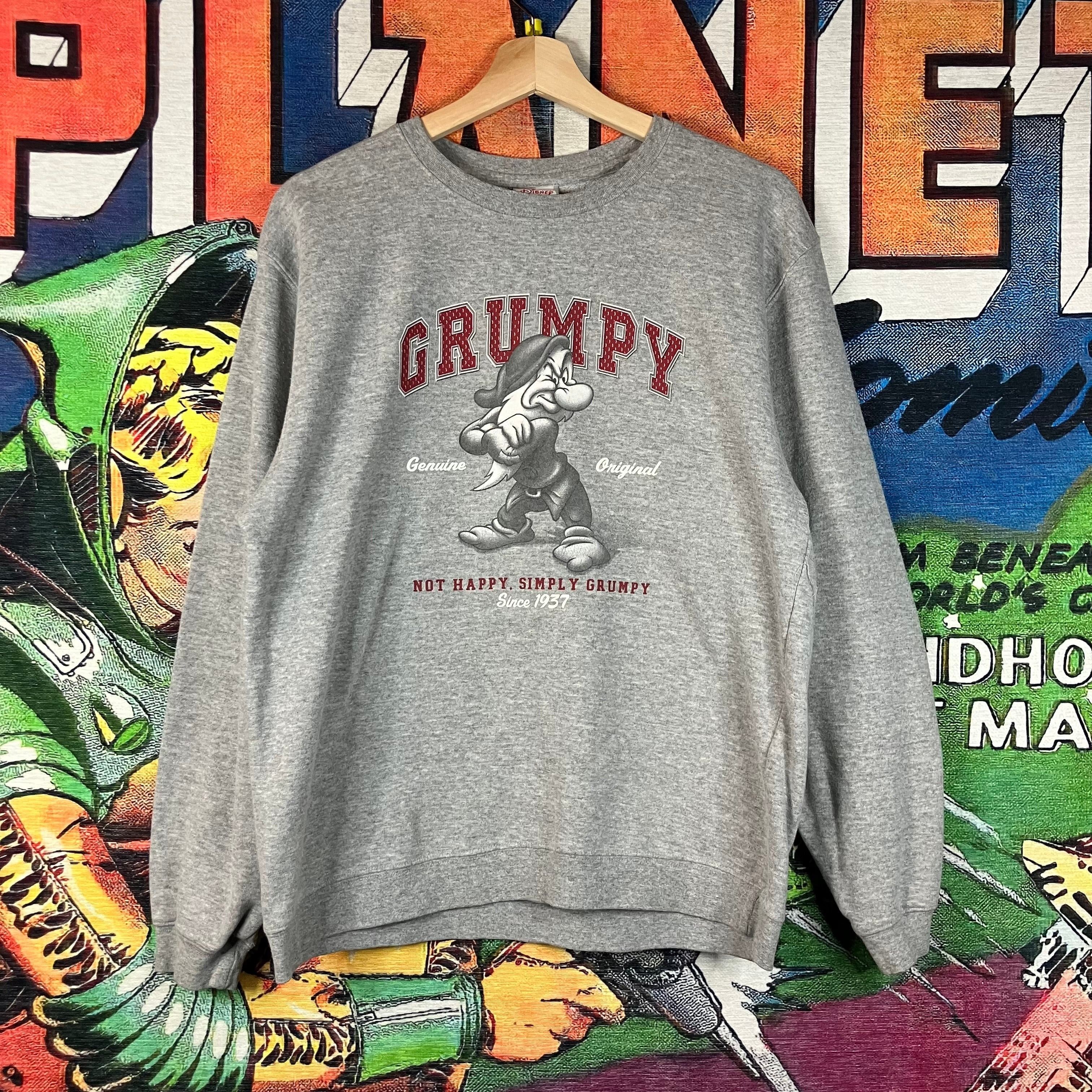 Disney × Vintage Vintage Disney Snow White Dwarves Grumpy Sweatshirt Size M Size US M / EU 48-50 / 2 - 1 Thumbnail
