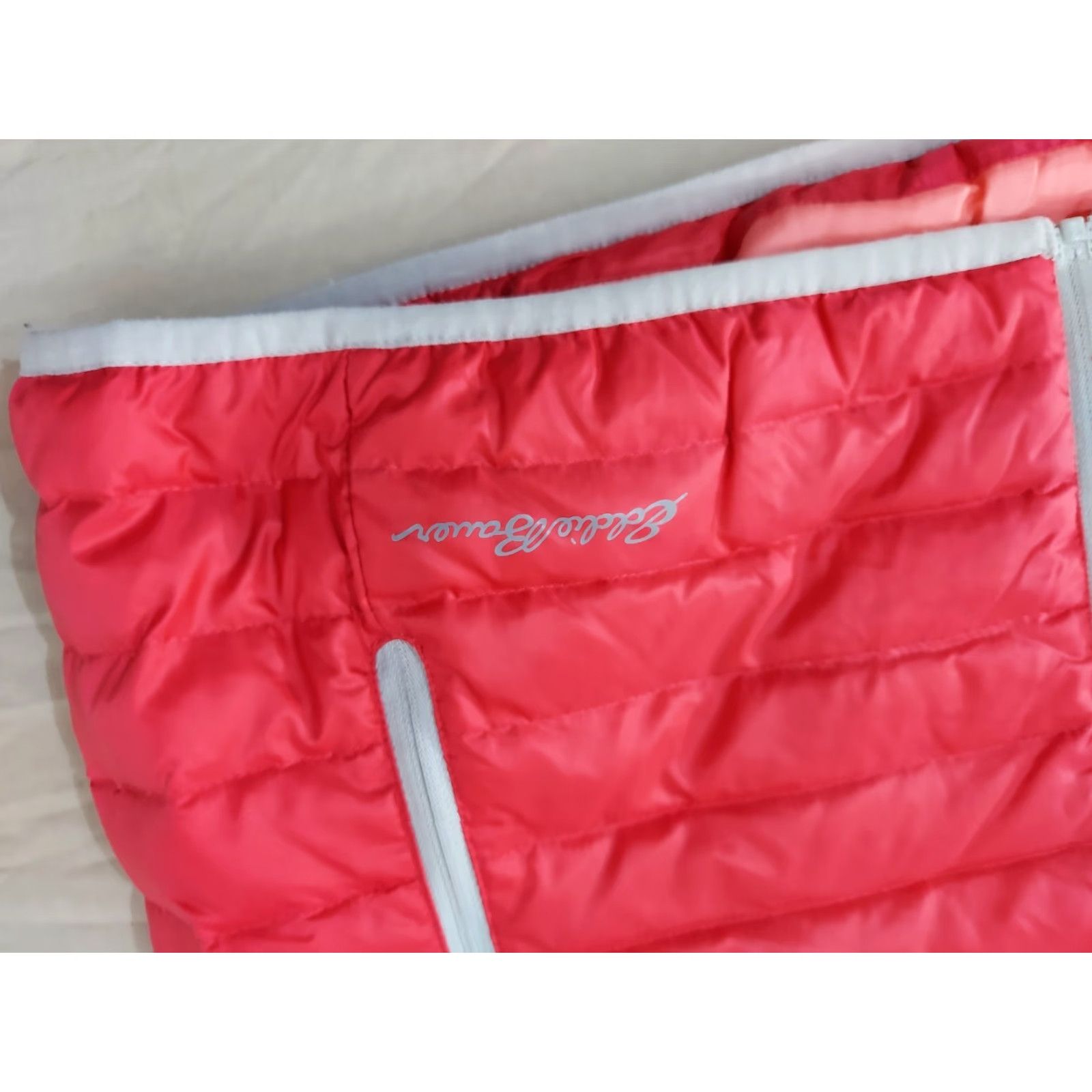 Eddie Bauer Womens Eddie Bauer Vest Full Zip Puffer Red XL Outdoor Hiking Refined for Women - Vest, Eddie Bauer, Red, XL, Full Zip, Puffer, Outdoor Hiking Size XL / US 12-14 / IT 48-50 - 2 Thumbnail