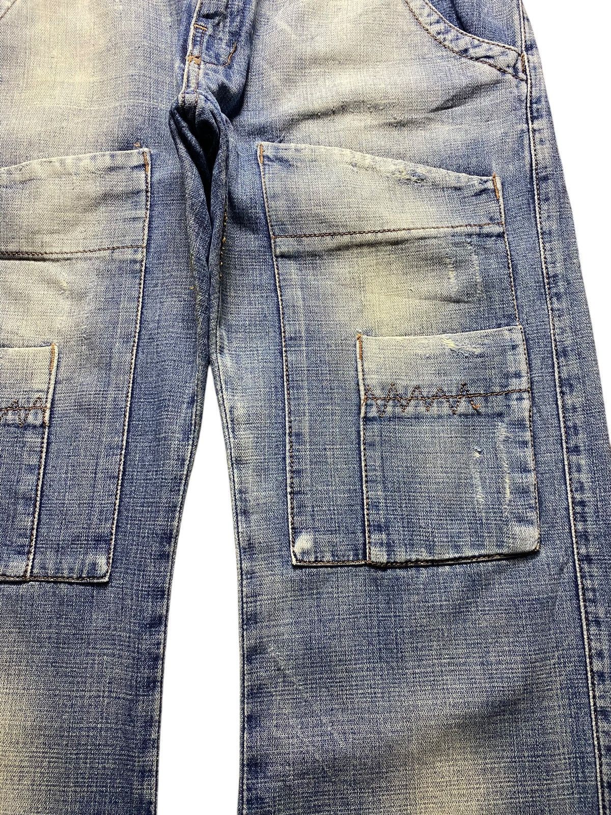 14th Addiction Rare R119 Multi Pocket Rusty Jeans Size US 32 / EU 48 - 10 Thumbnail