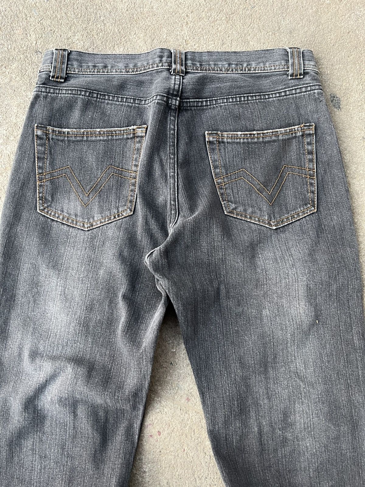 Japanese Brand If6Was9 Style // Vintage Freebeat Diag Patched Flared Pants Size US 33 - 7 Thumbnail