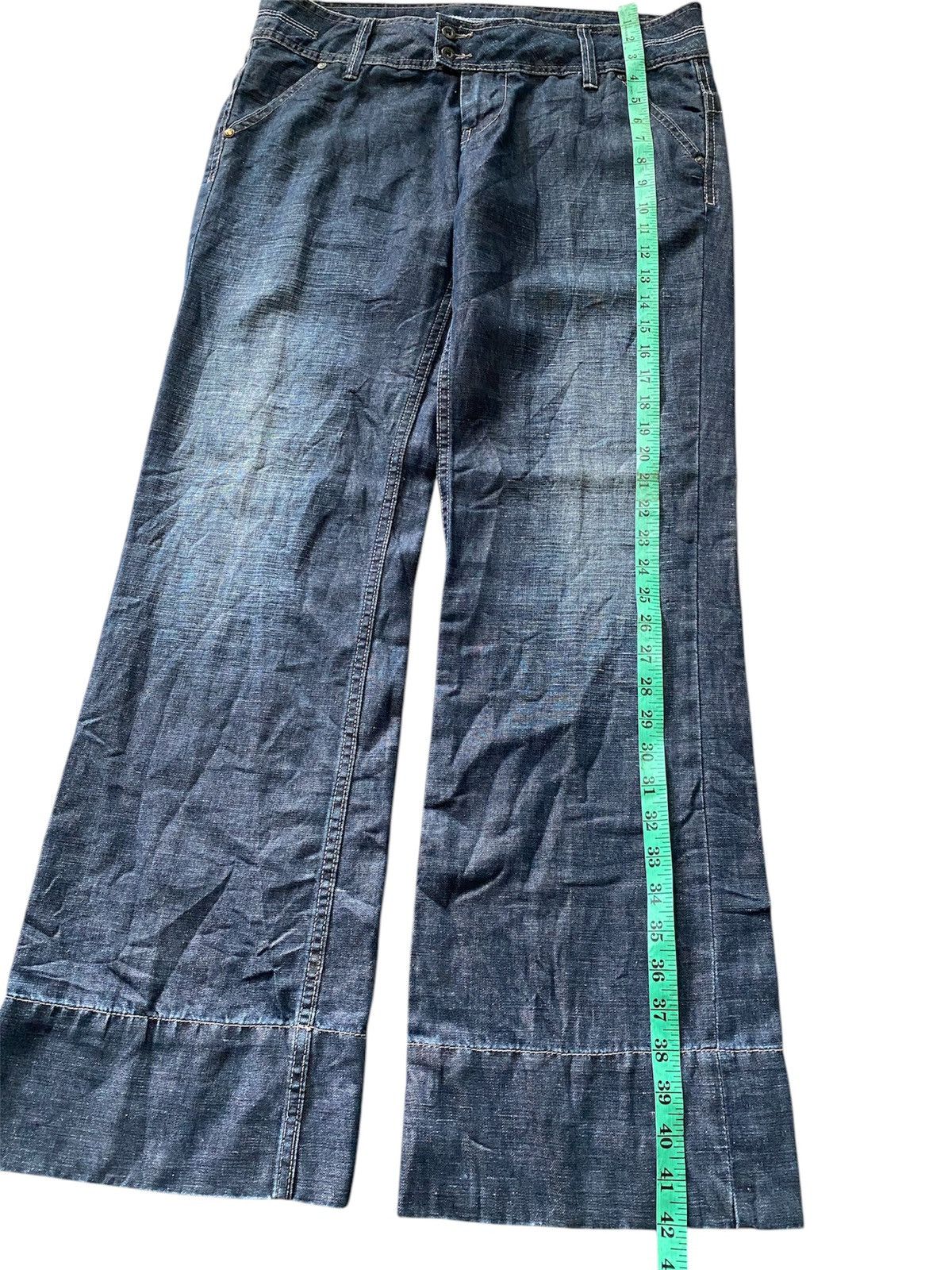 Pepe Jeans × Vintage 🔥Baggy🔥Pepe Jeans London B23 Slouch Ladies Wide Leg Size 34" / US 12 / IT 48 - 11 Thumbnail