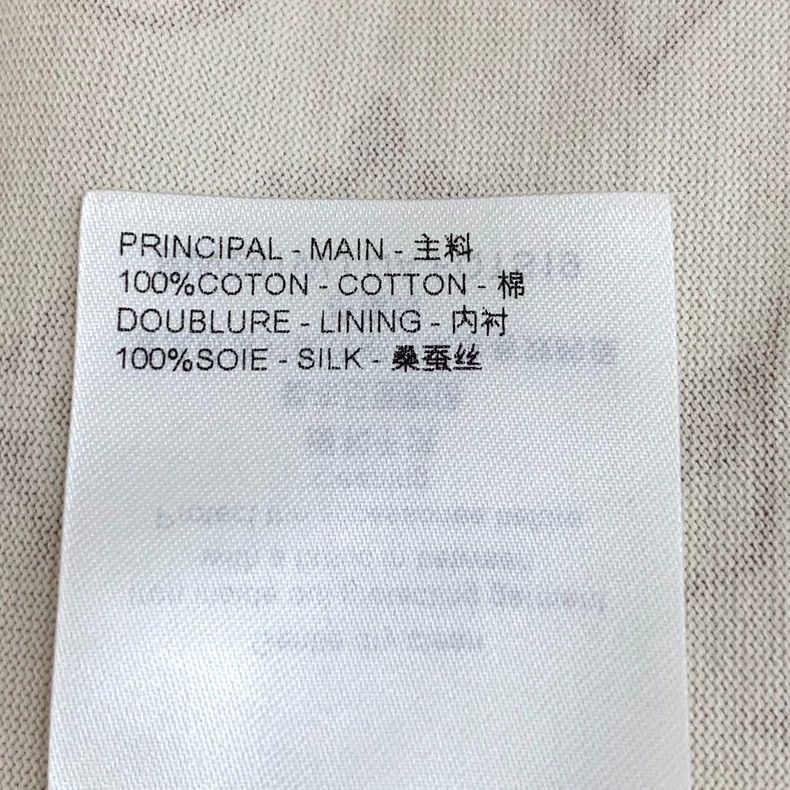 Louis Vuitton Louis Vuitton 24 beige logo presbyopic cotton drop shoulde Size M / US 6-8 / IT 42-44 - 7 Thumbnail