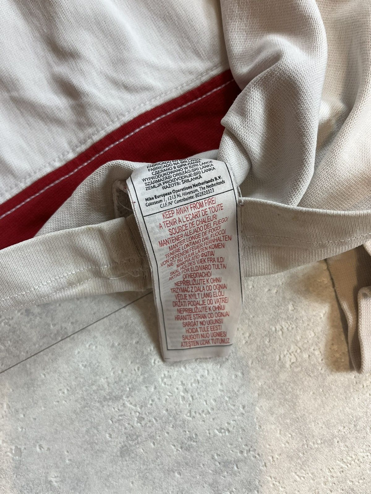Nike × Vintage 90s Nike Swoosh England Vintage Y2K Rugby Longsleeve Polo Size US XL / EU 56 / 4 - 6 Thumbnail