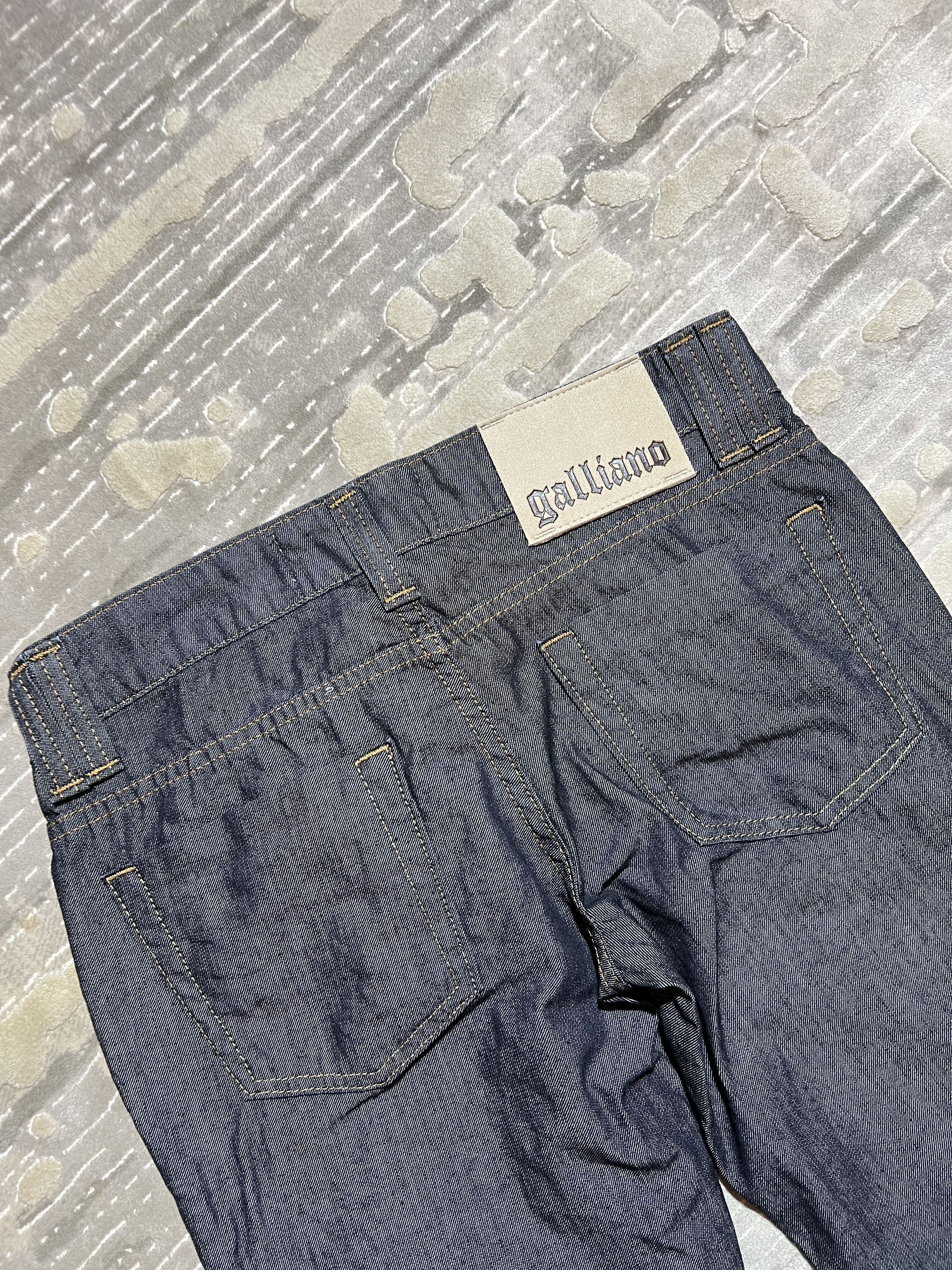 John Galliano VTG streetwear Galliano jeans denim vintage pants designer Size 25" / US 0 / IT 36 - 2 Thumbnail
