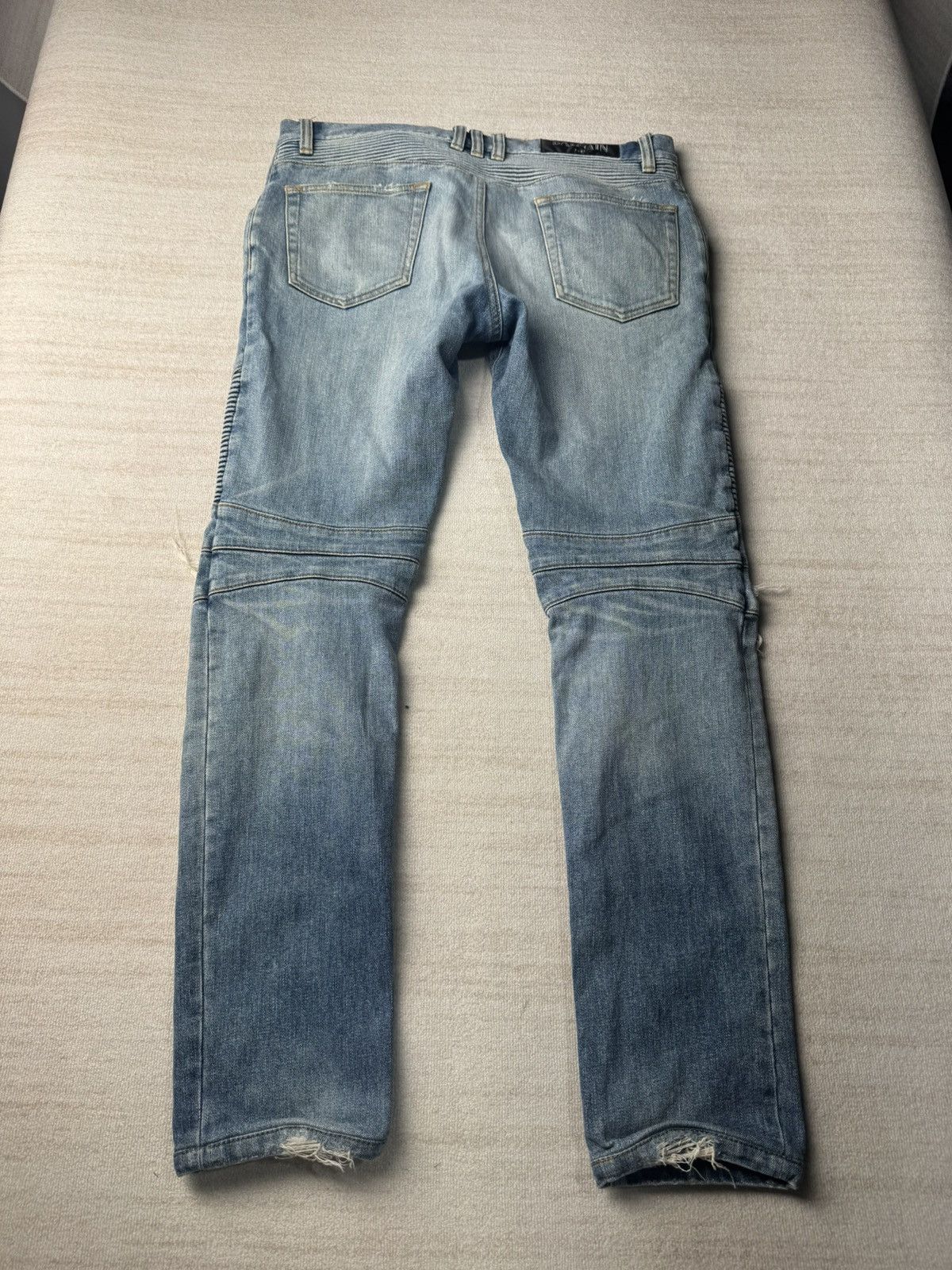 Balmain Biker jeans 32 Size US 32 / EU 48 - 6 Thumbnail