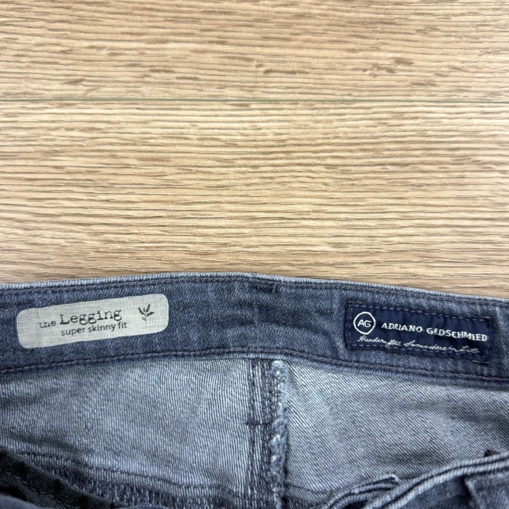 Vintage AG Adriano Goldschmied Jeans The Legging Super Skinny 27R Gray Womens Size 27" / US 4 / IT 40 - 2 Thumbnail