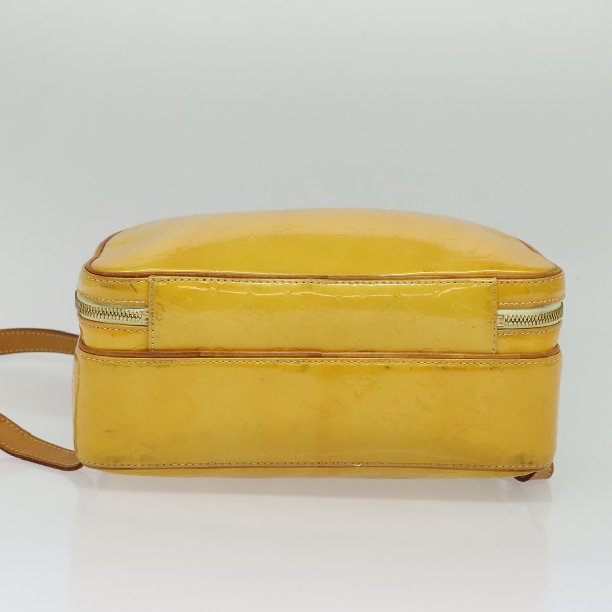 Louis Vuitton LOUIS VUITTON Monogram Vernis Marley Backpack Yellow M91040 Size ONE SIZE - 9 Thumbnail