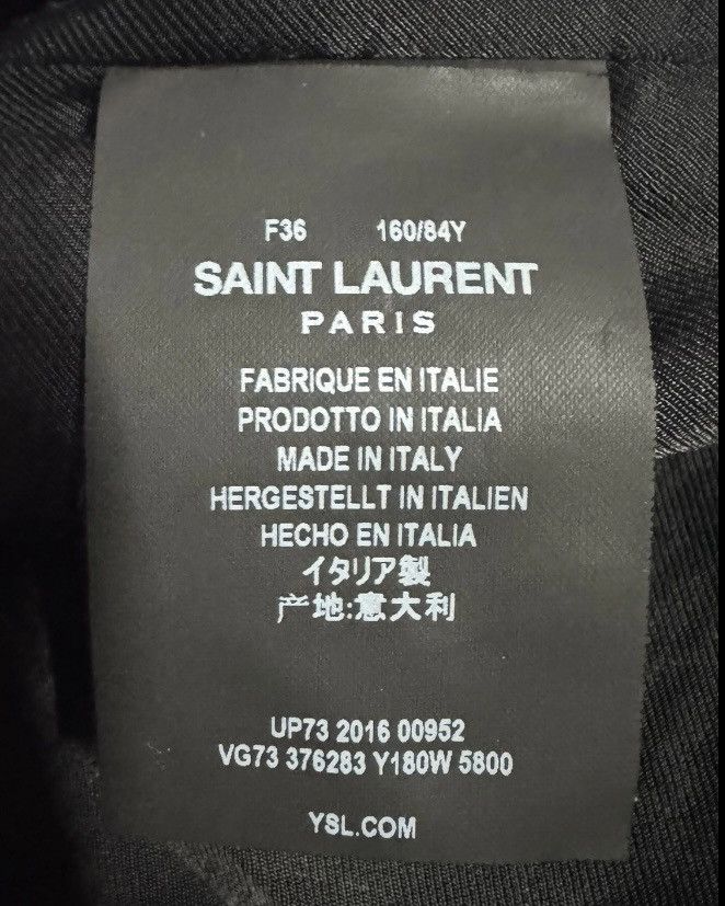 Saint Laurent Paris 17SS Teddy Jacket in Pink Size US XXS / EU 40 - 6 Thumbnail