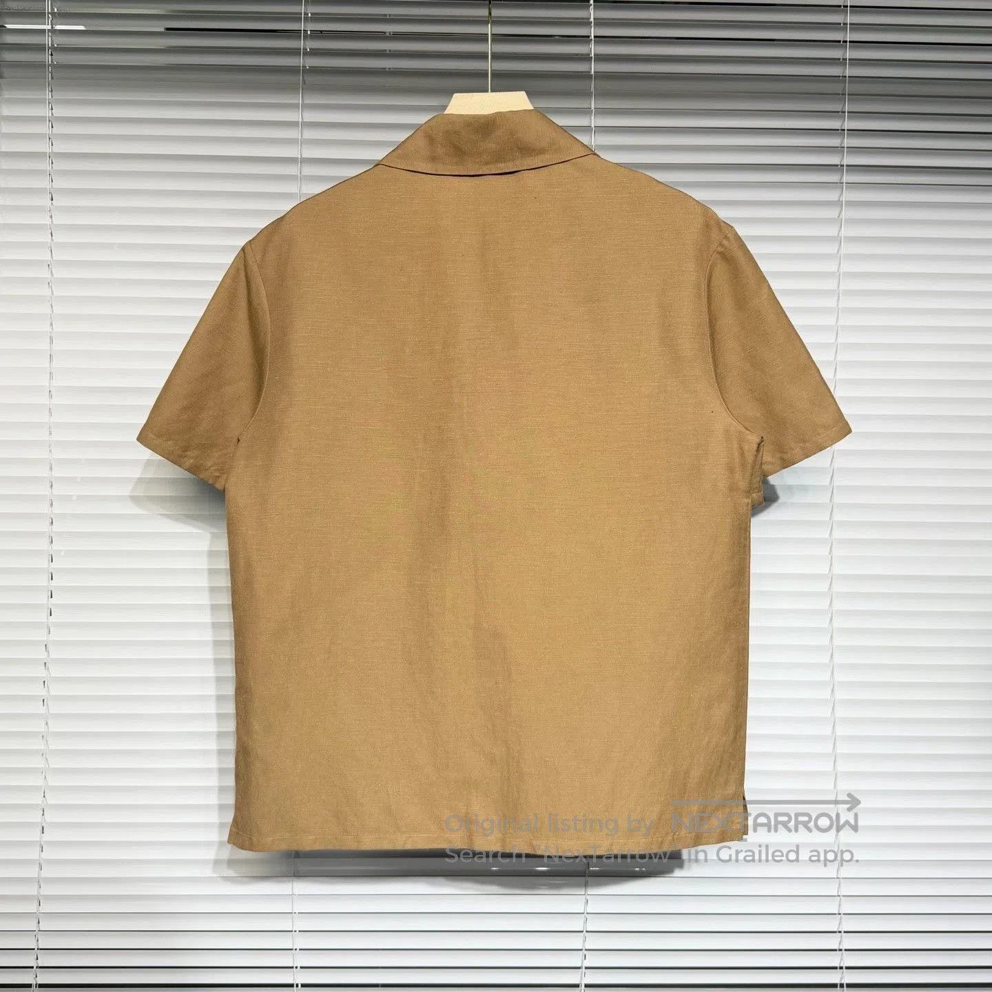 Louis Vuitton LV FW25 Brown Hemp Silk Shirt. Size US XS / EU 42 / 0 - 2 Thumbnail