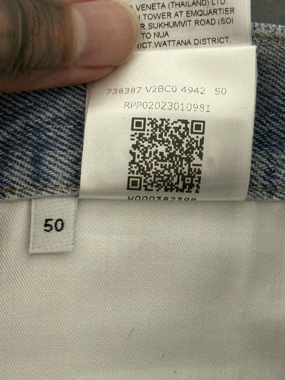 Bottega Veneta Bottega Veneta Denim print Leather jeans Size US 34 / EU 50 - 13 Thumbnail