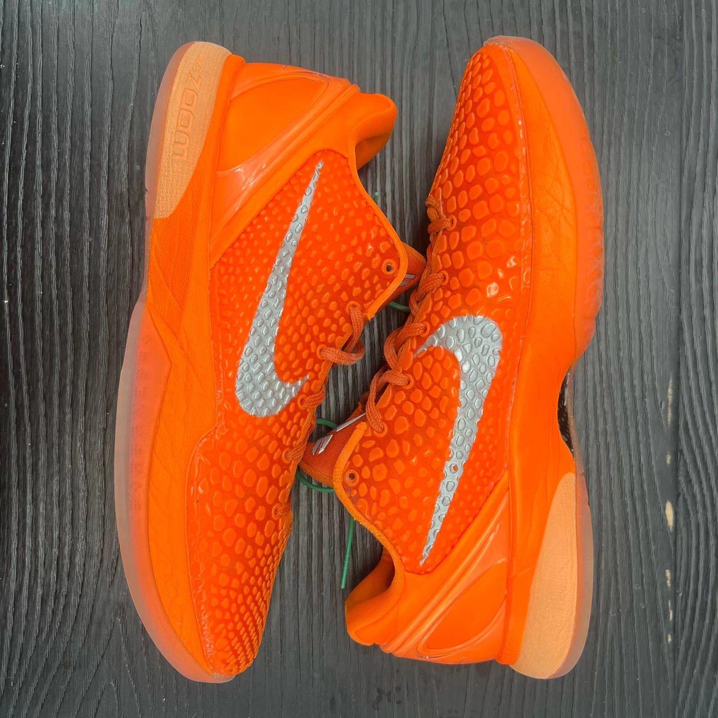 Nike zk6 Orange Silver Men's 44.5 Mint Condition Size US 11.5 / EU 44-45 - 2 Thumbnail