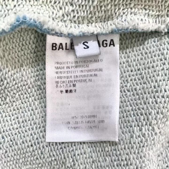 Balenciaga Balenciaga Logo monogram print hooded long sleeve sweatshir Size US S / EU 44-46 / 1 - 6 Thumbnail