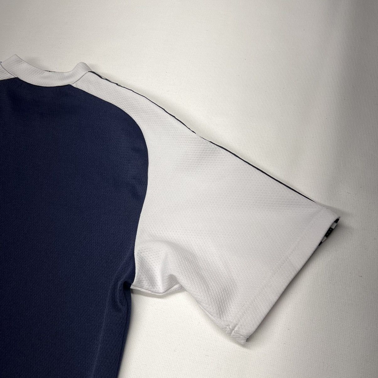No Fear × Vintage VTG No Fear Jersey Shirt Blue White Short Sleeve Stripe Y2K Size US M / EU 48-50 / 2 - 11 Thumbnail