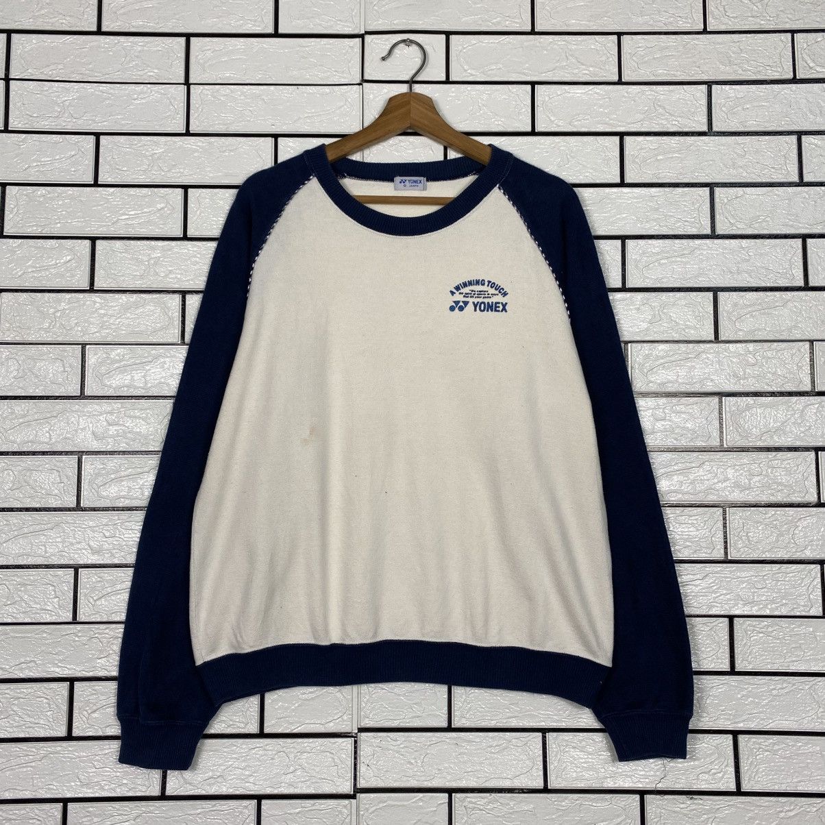 Japanese Brand Vintage Sweatshirt Yonex Big Logo Issey Miyake Size US M / EU 48-50 / 2 - 2 Thumbnail